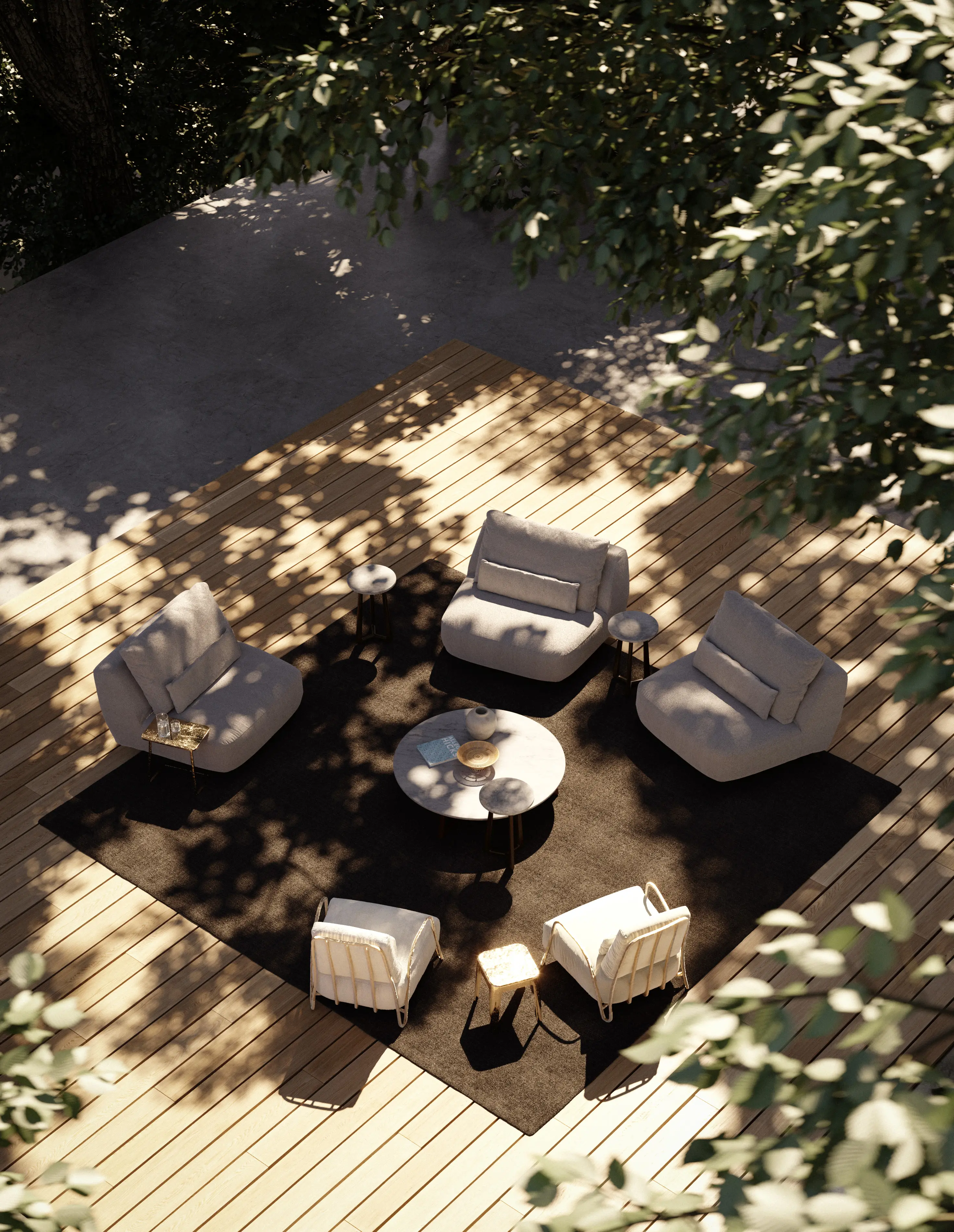 Exteta - Moonlight Square Coffee Table