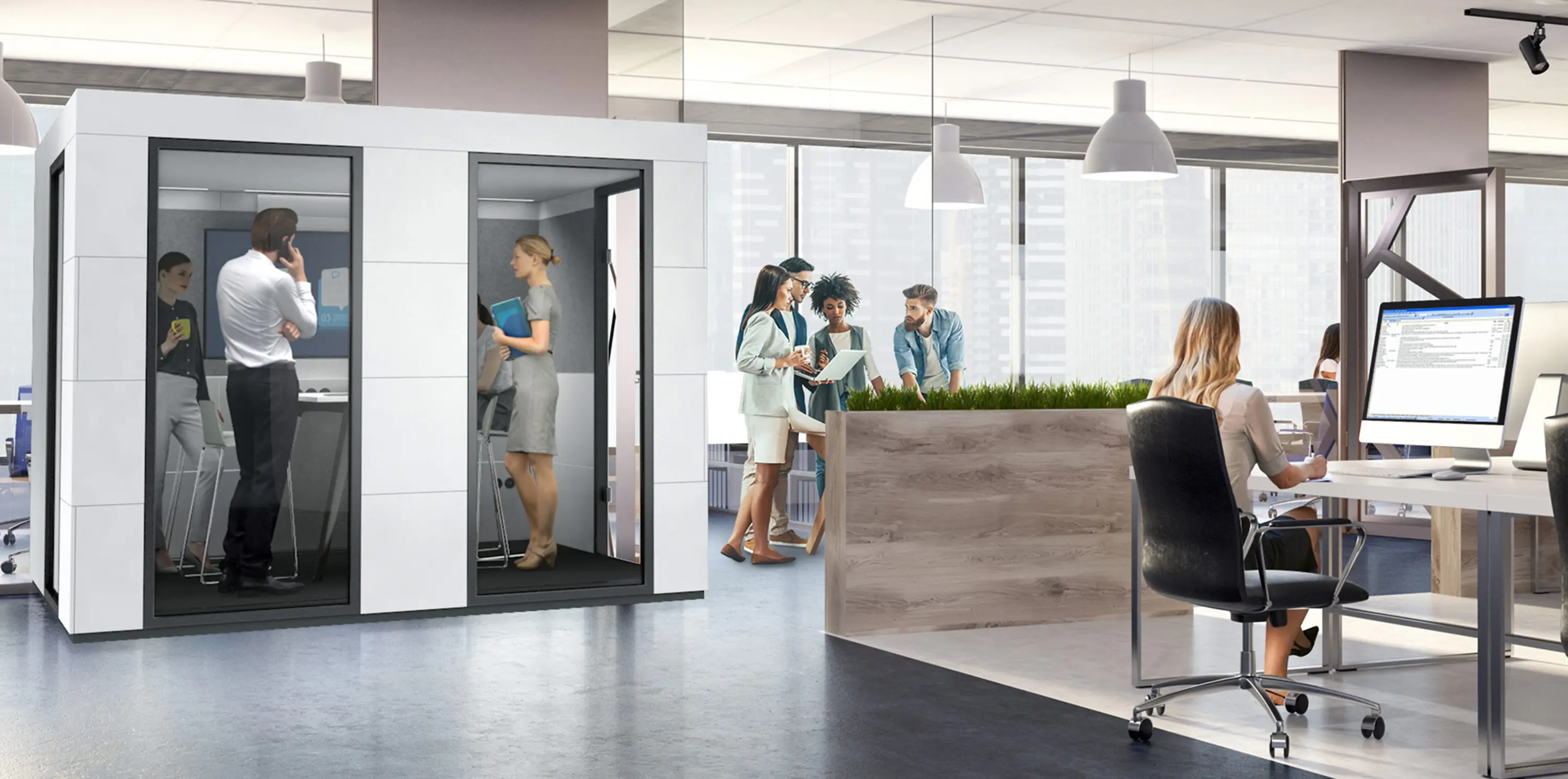 OFFICEBRICKS - Conference Unit | Orange