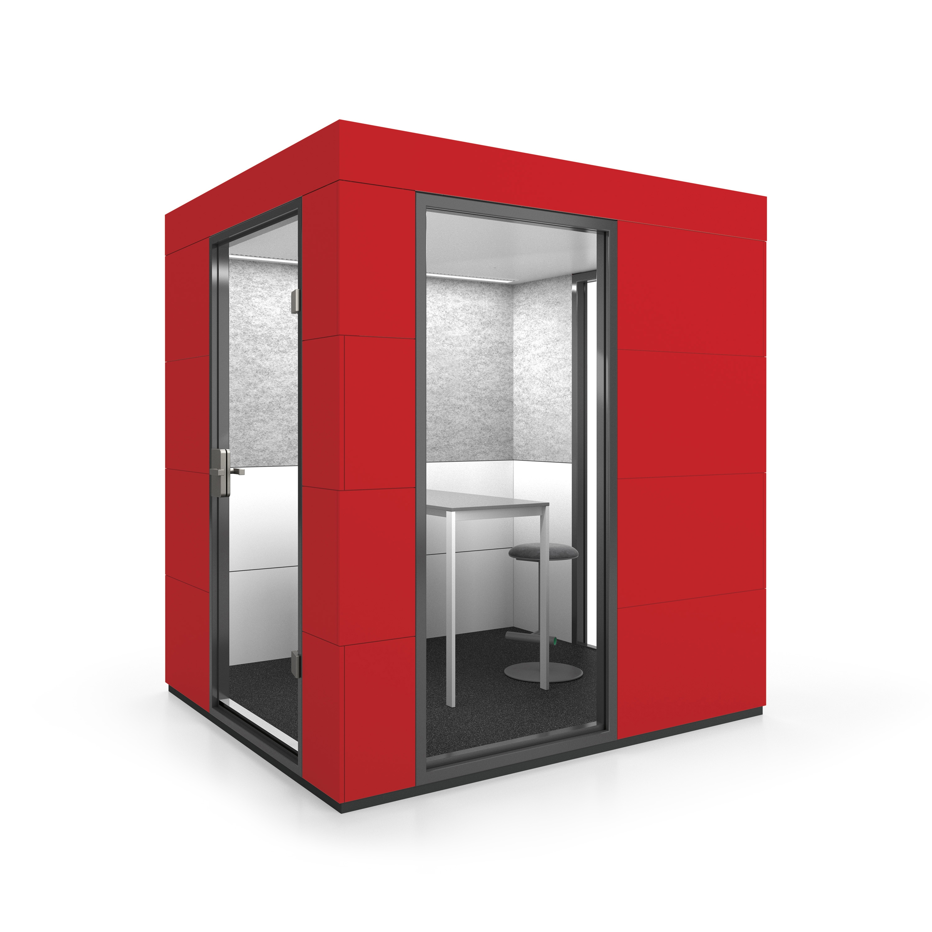 Display product Meeting Unit | Chilli Red from manufacturer OFFICEBRICKS