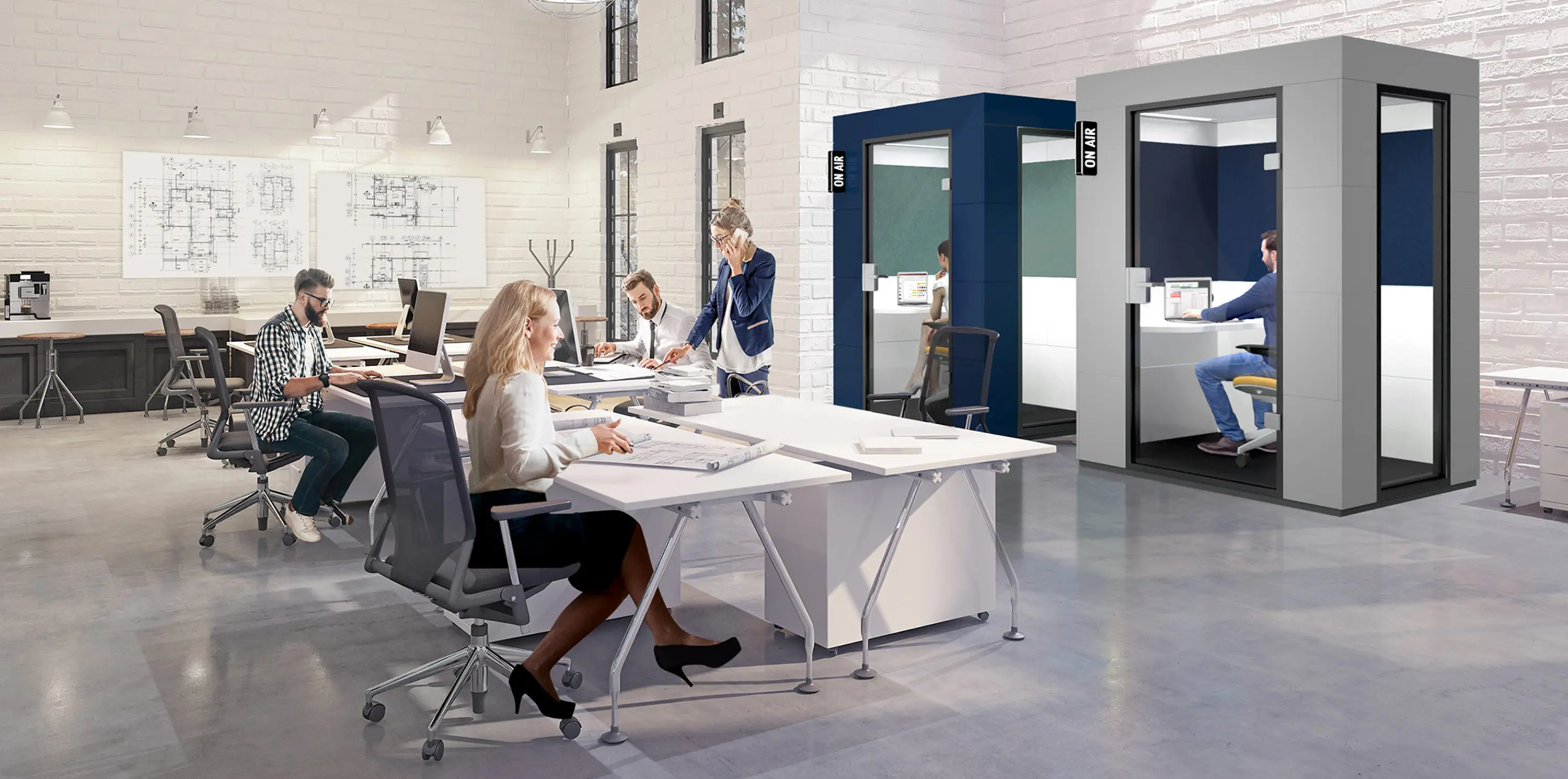OFFICEBRICKS - Work Unit | White
