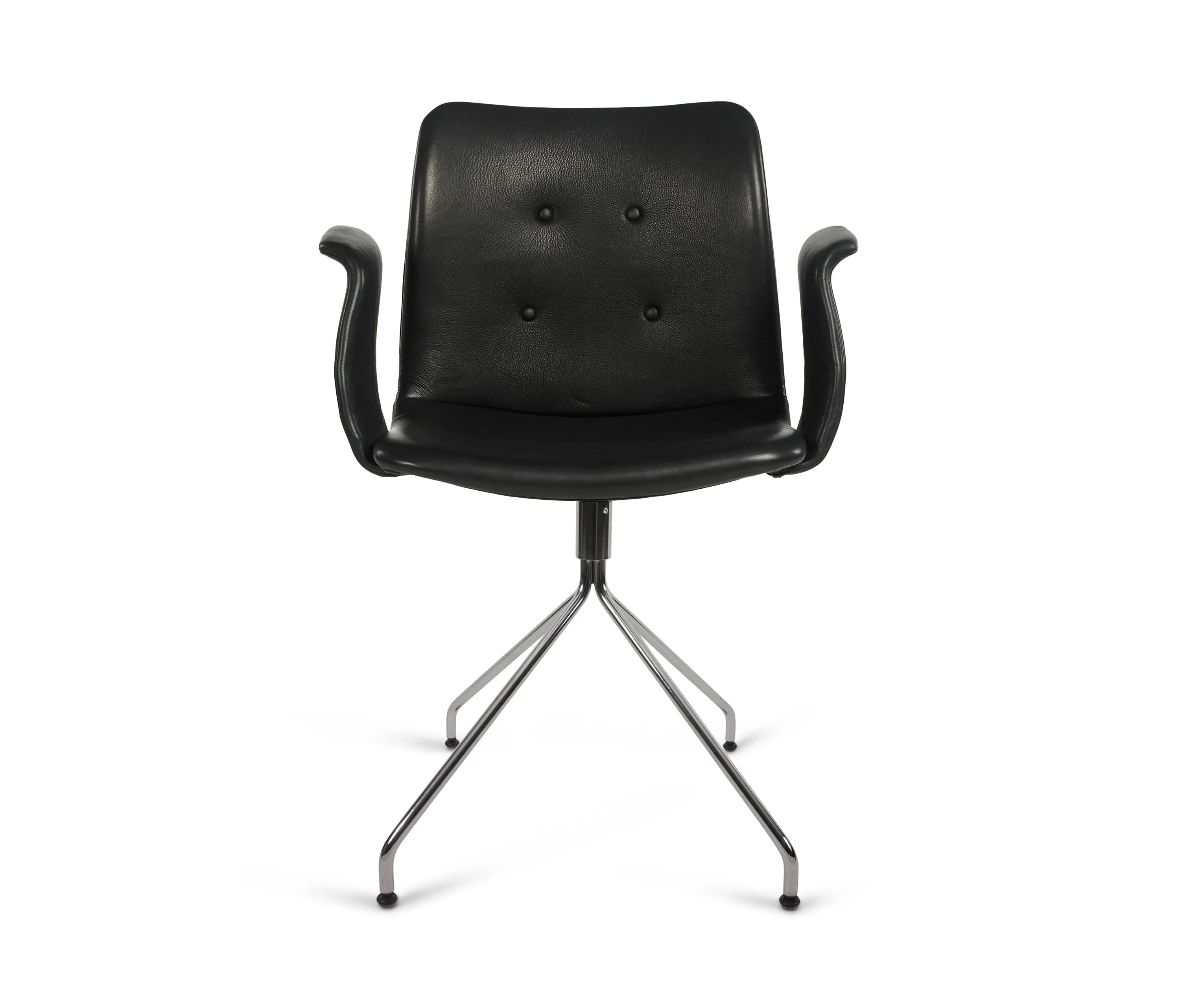 Bent Hansen - Primum Arm Chair chrome swivel base