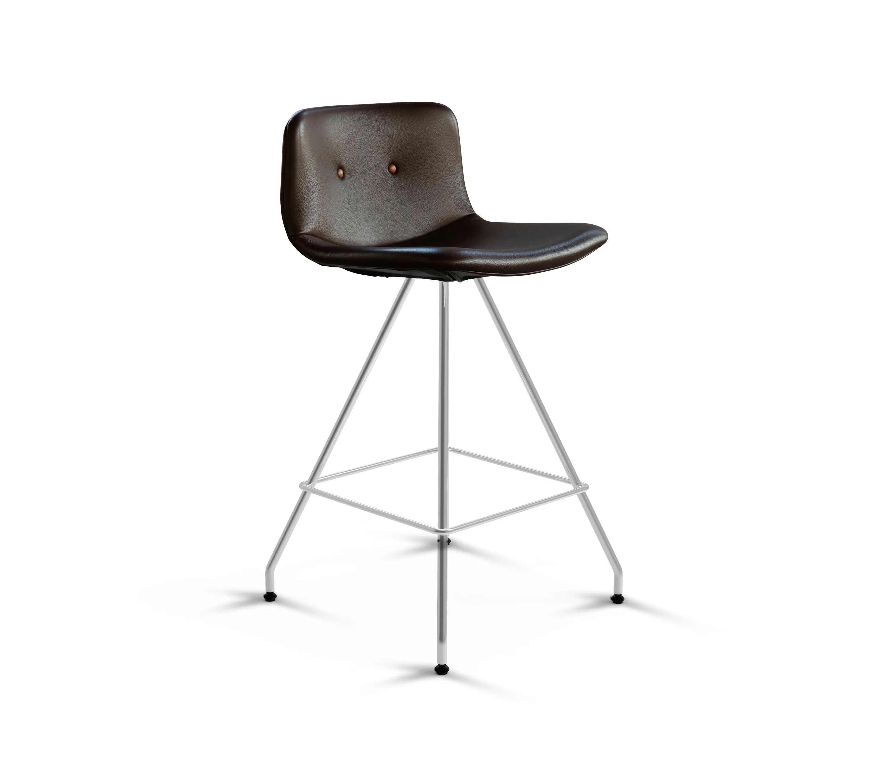 Bent Hansen - Primum Bar Stool Low chrome base