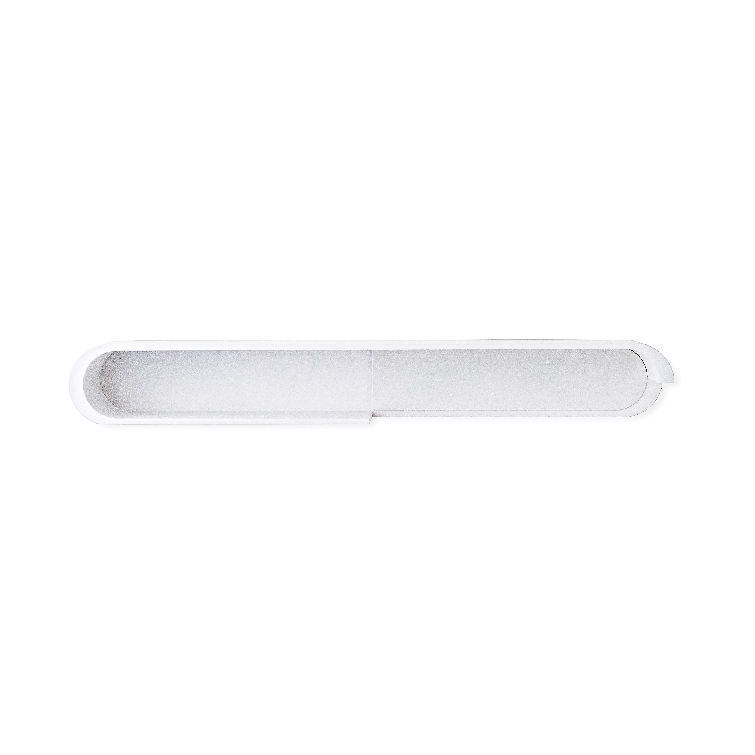 S shelf - white, white metal