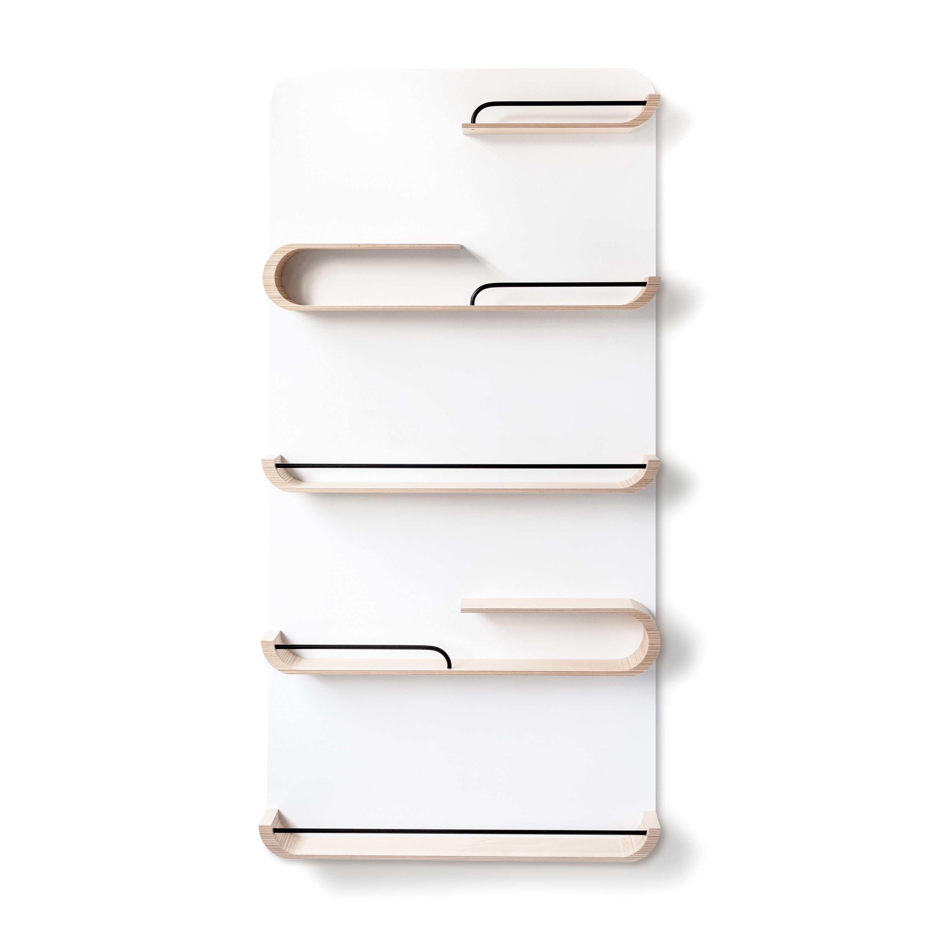 Vertoon produk XL shelf - natural, black metal van vervaardiger RAFA kids