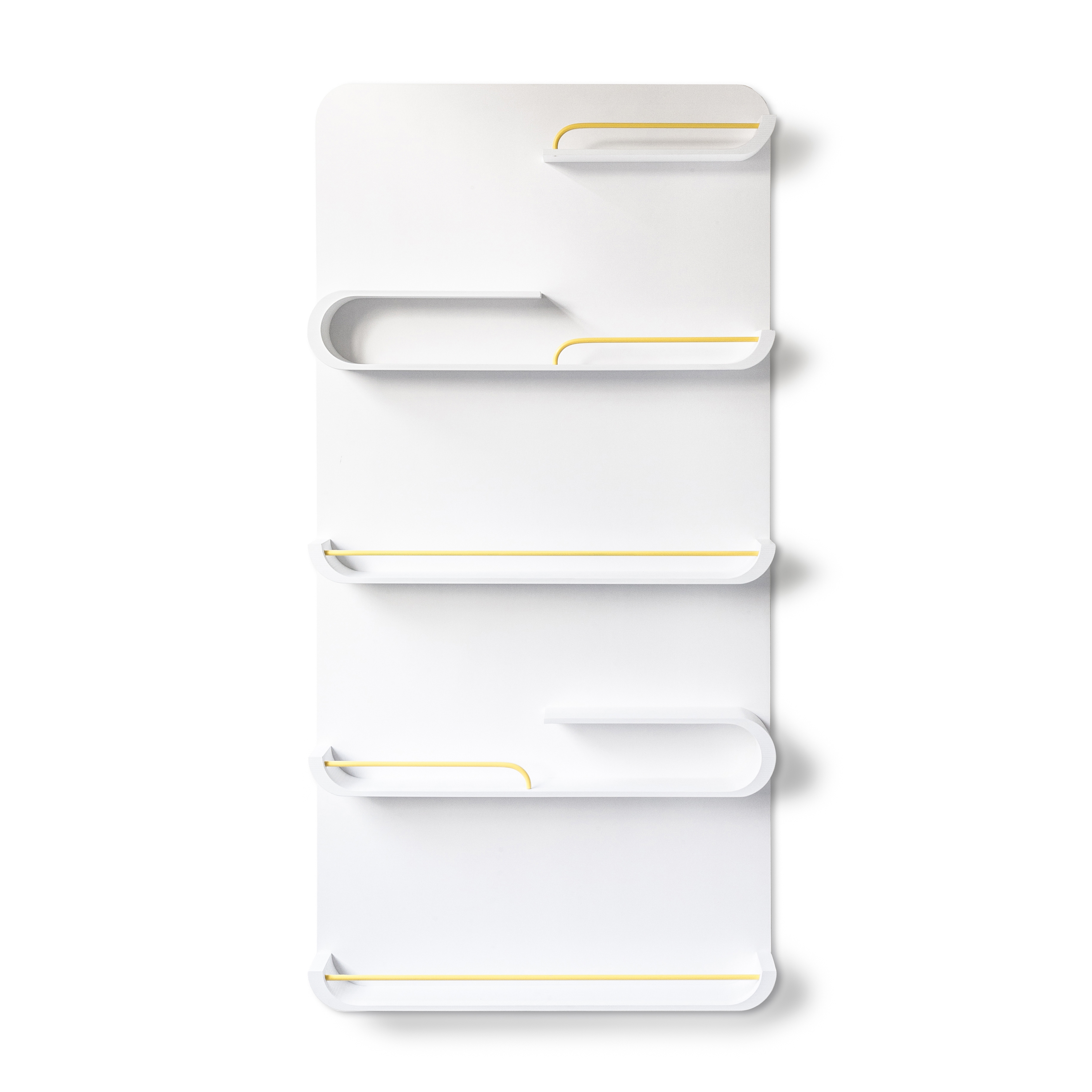 XL shelf - white, white metal