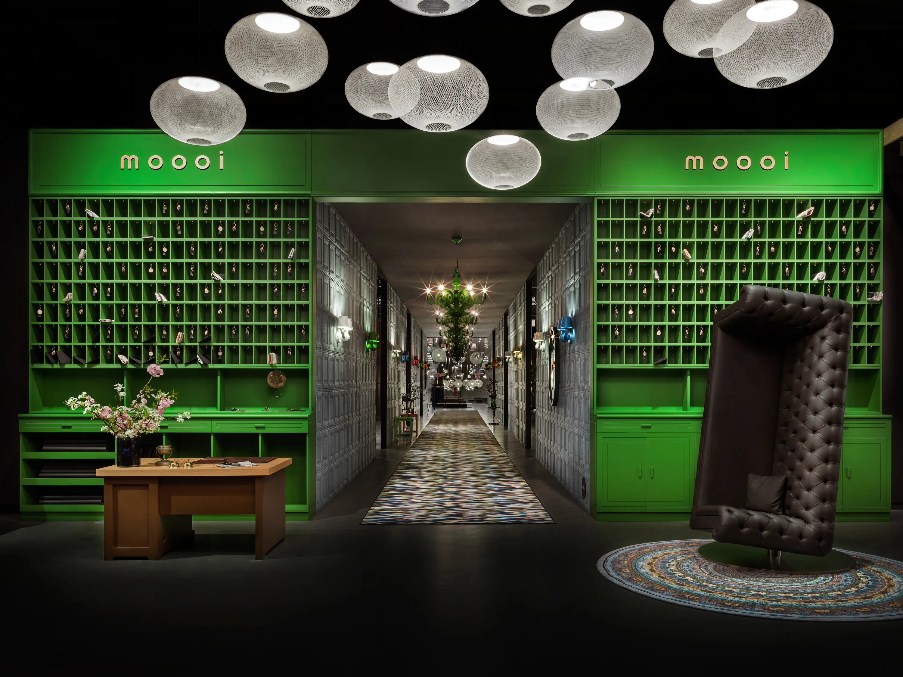 moooi carpets - Diagonal | Dark Rectangle