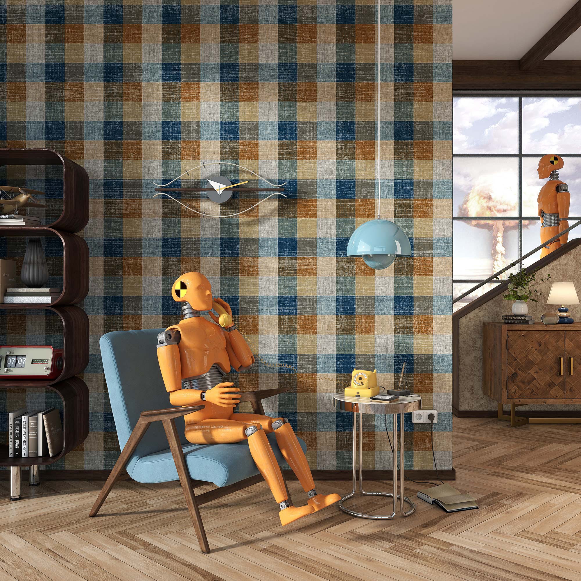 "MID-CENTURY" WALLPAPERS