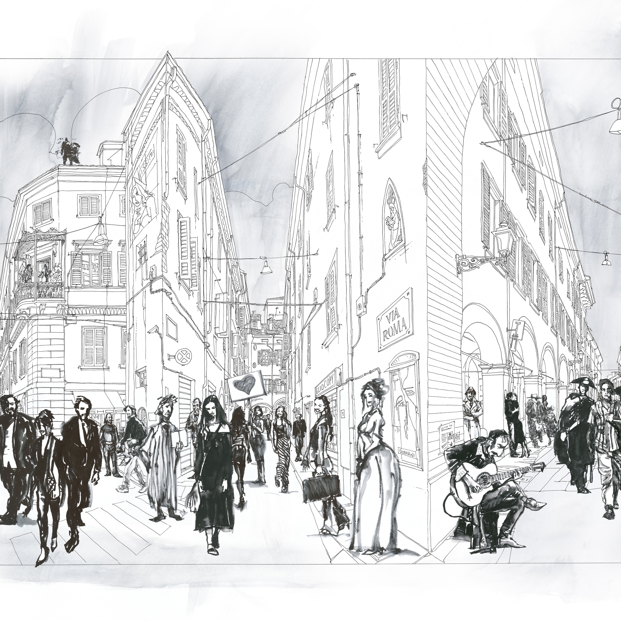 Afficher le produit Graceland Crowded du fabricant TECNOGRAFICA