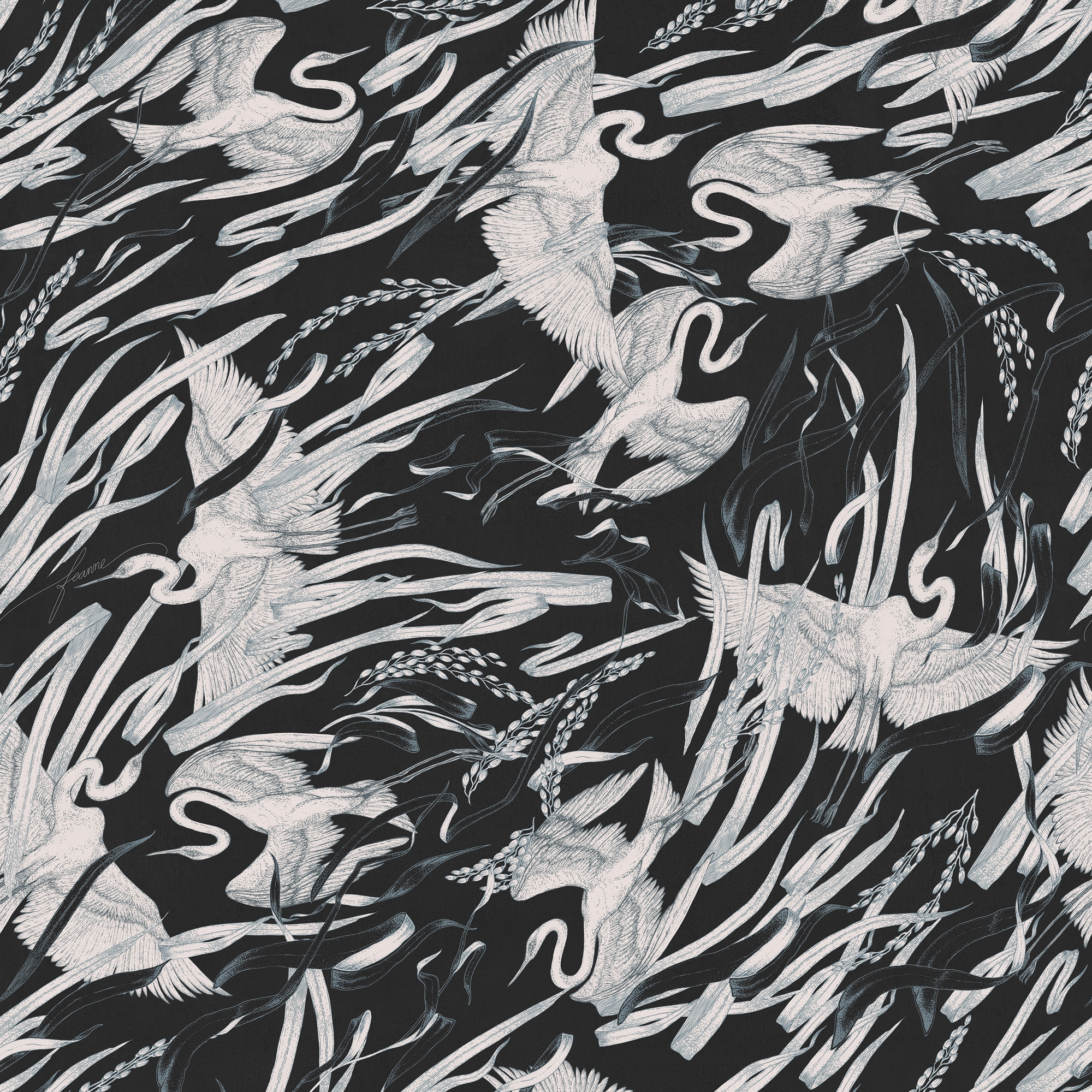 Display product Egrets Black from manufacturer TECNOGRAFICA