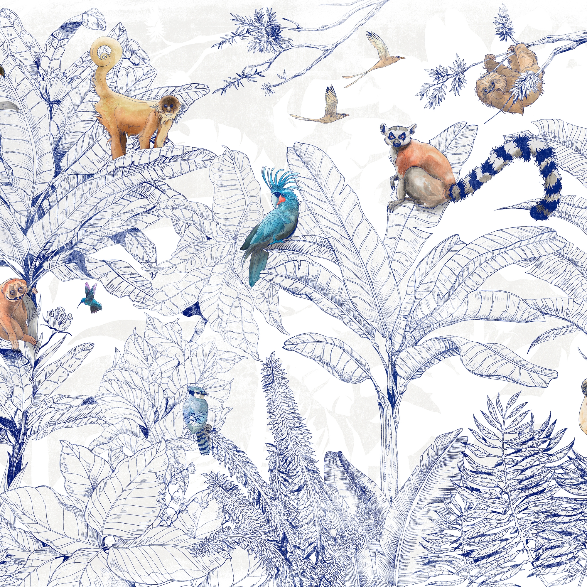 Jungle Club Blue