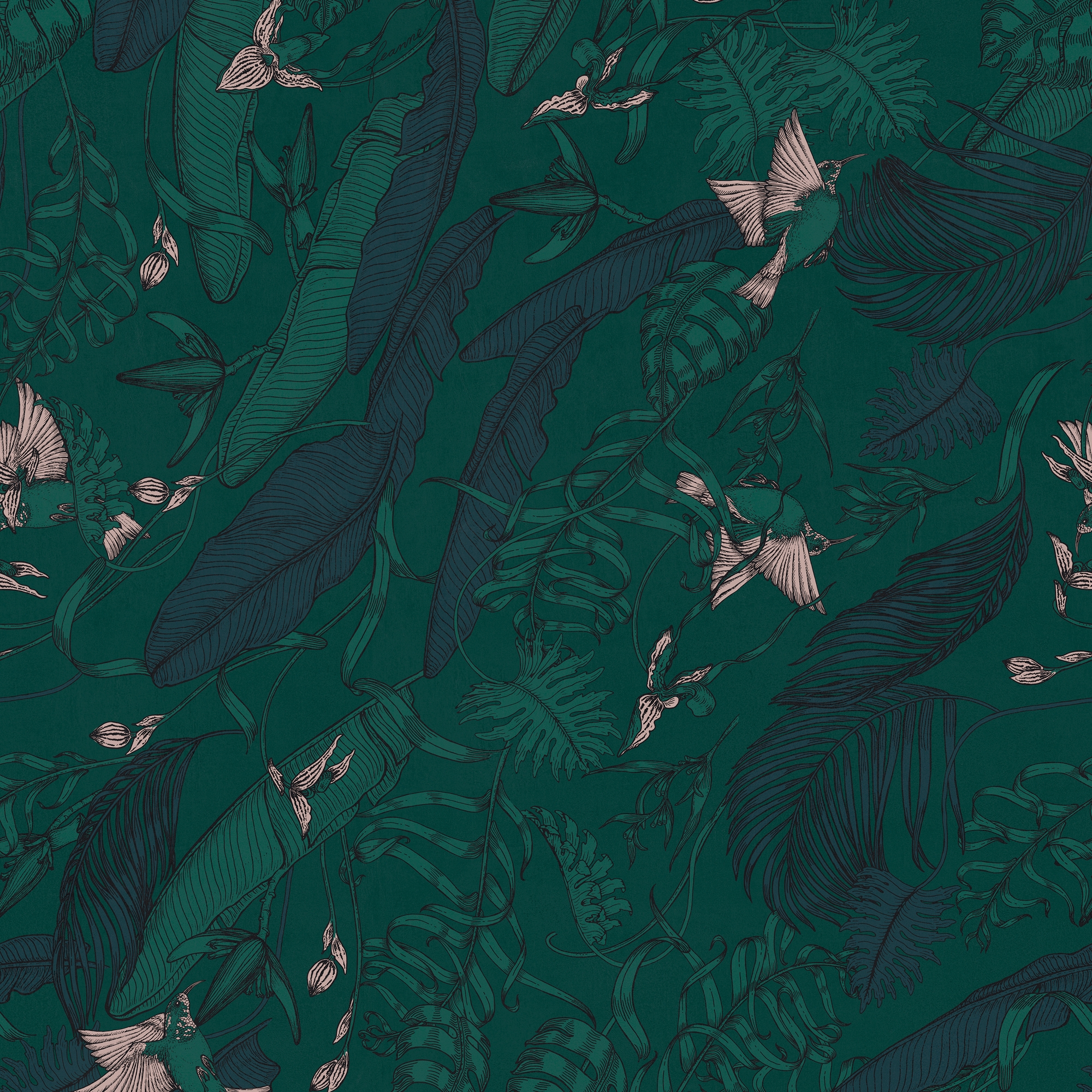 Tropical Foliage Emerald