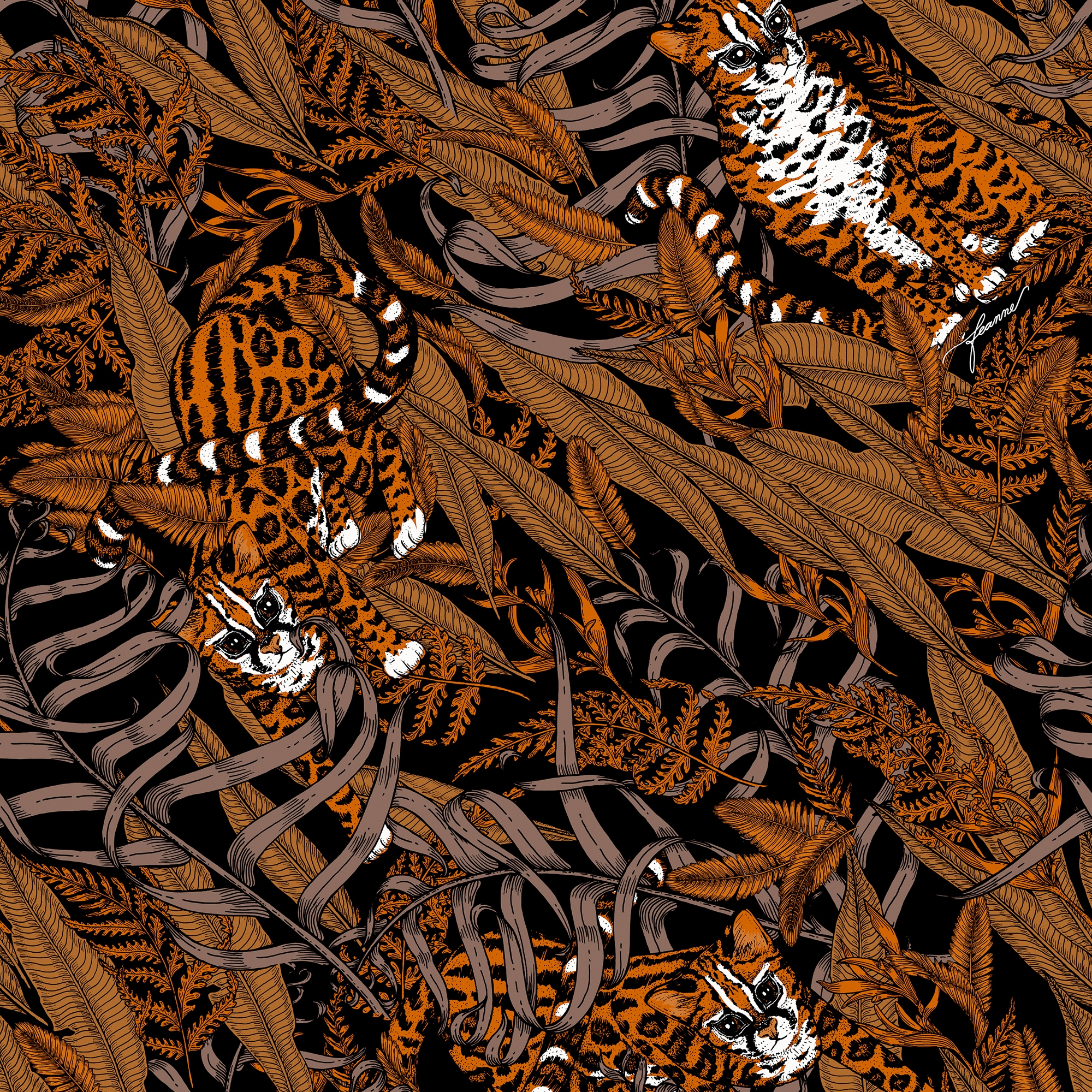 Visayan Leopard Bronze