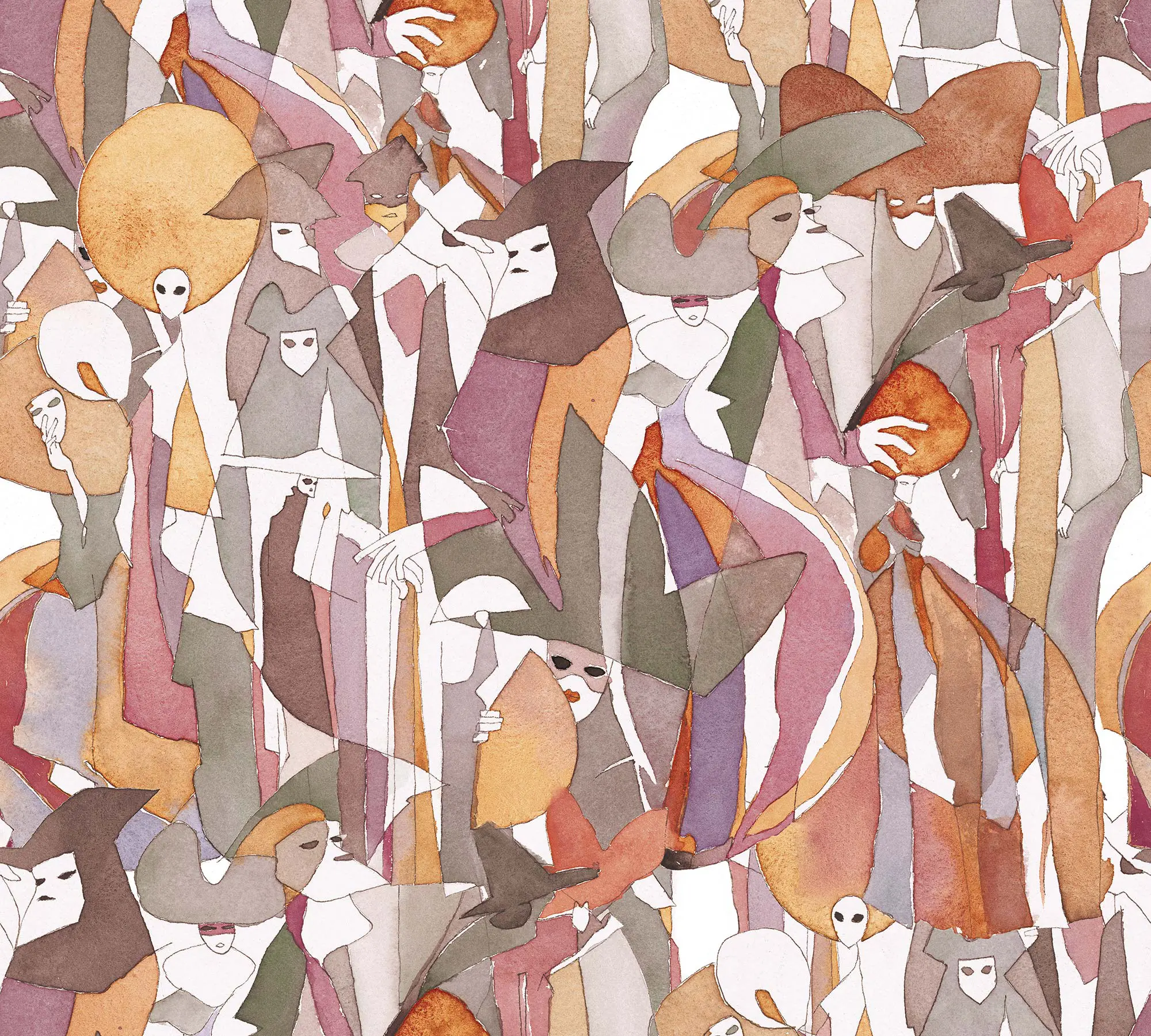 TECNOGRAFICA - Masked Ball Plum A