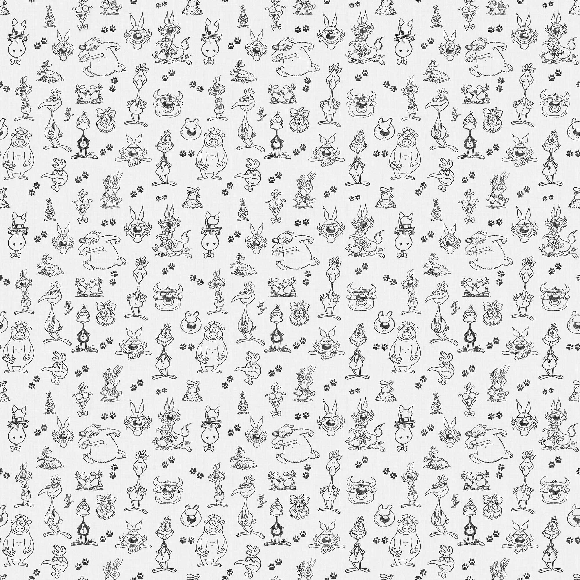 Mckenzie Pattern Black And White