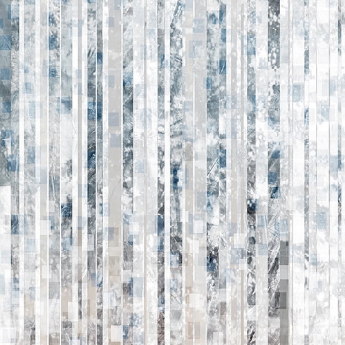Elegant White Matrix Blue