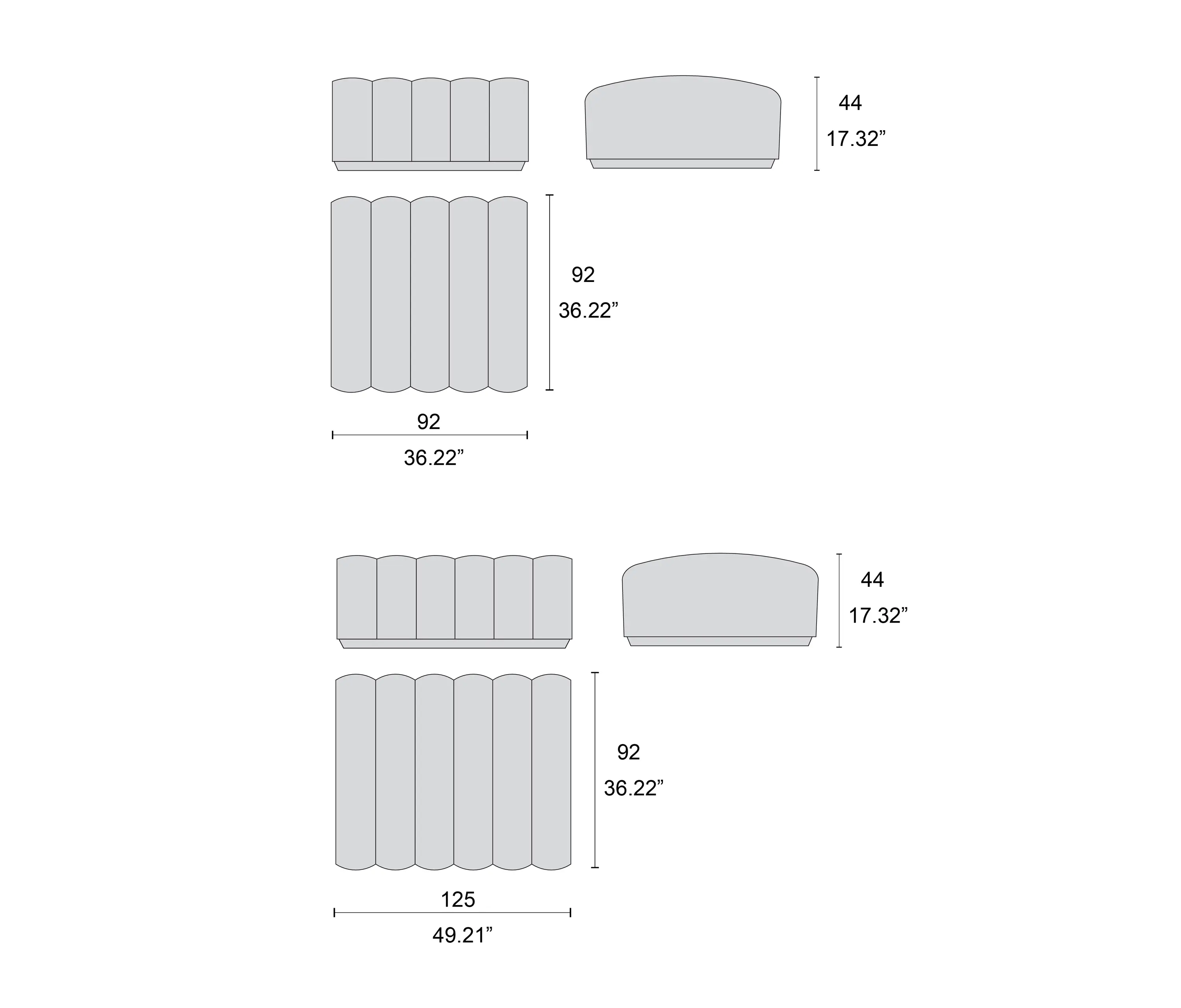 Tecni Nova - 1725 pouf