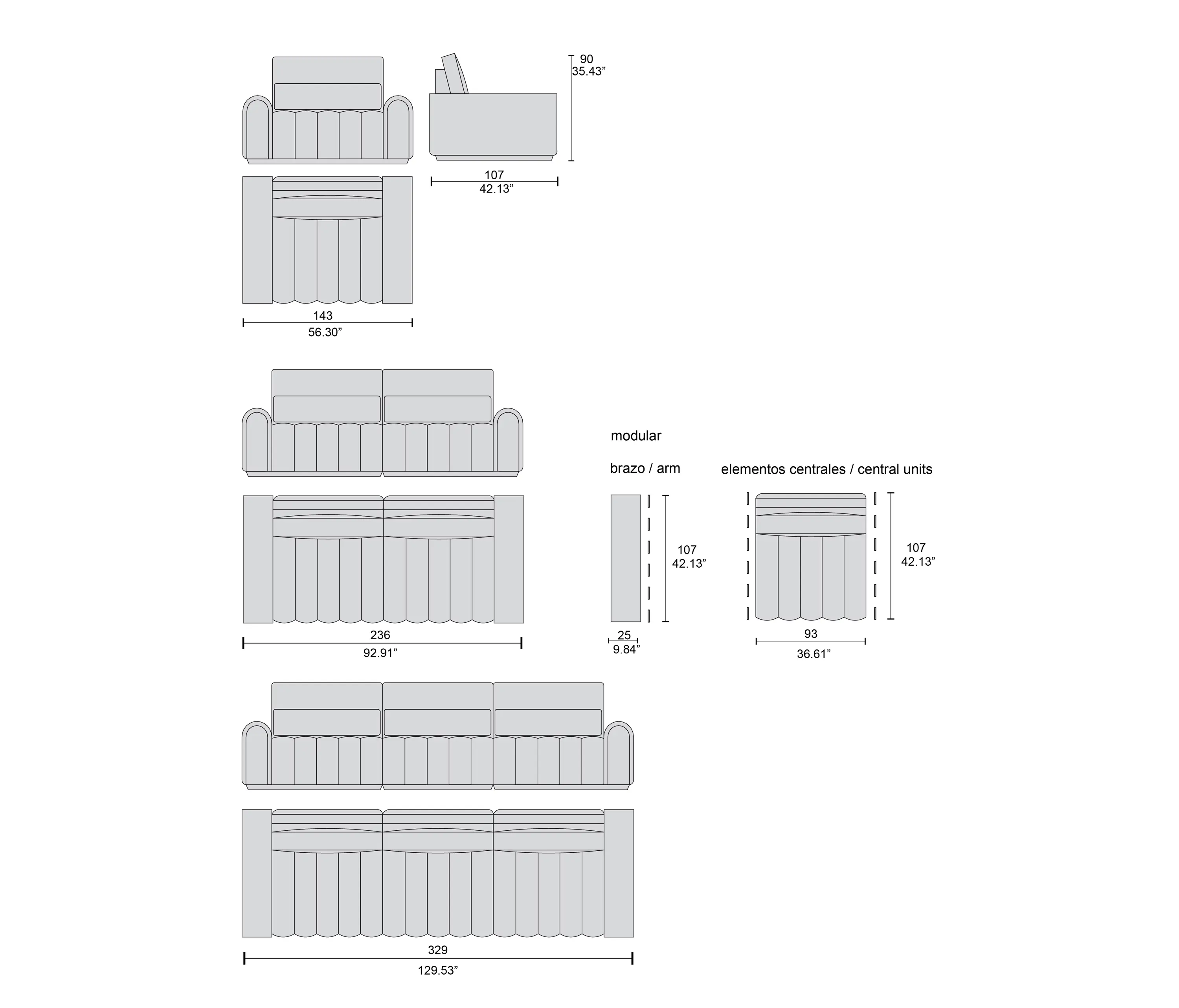 Tecni Nova - 1725 sofas
