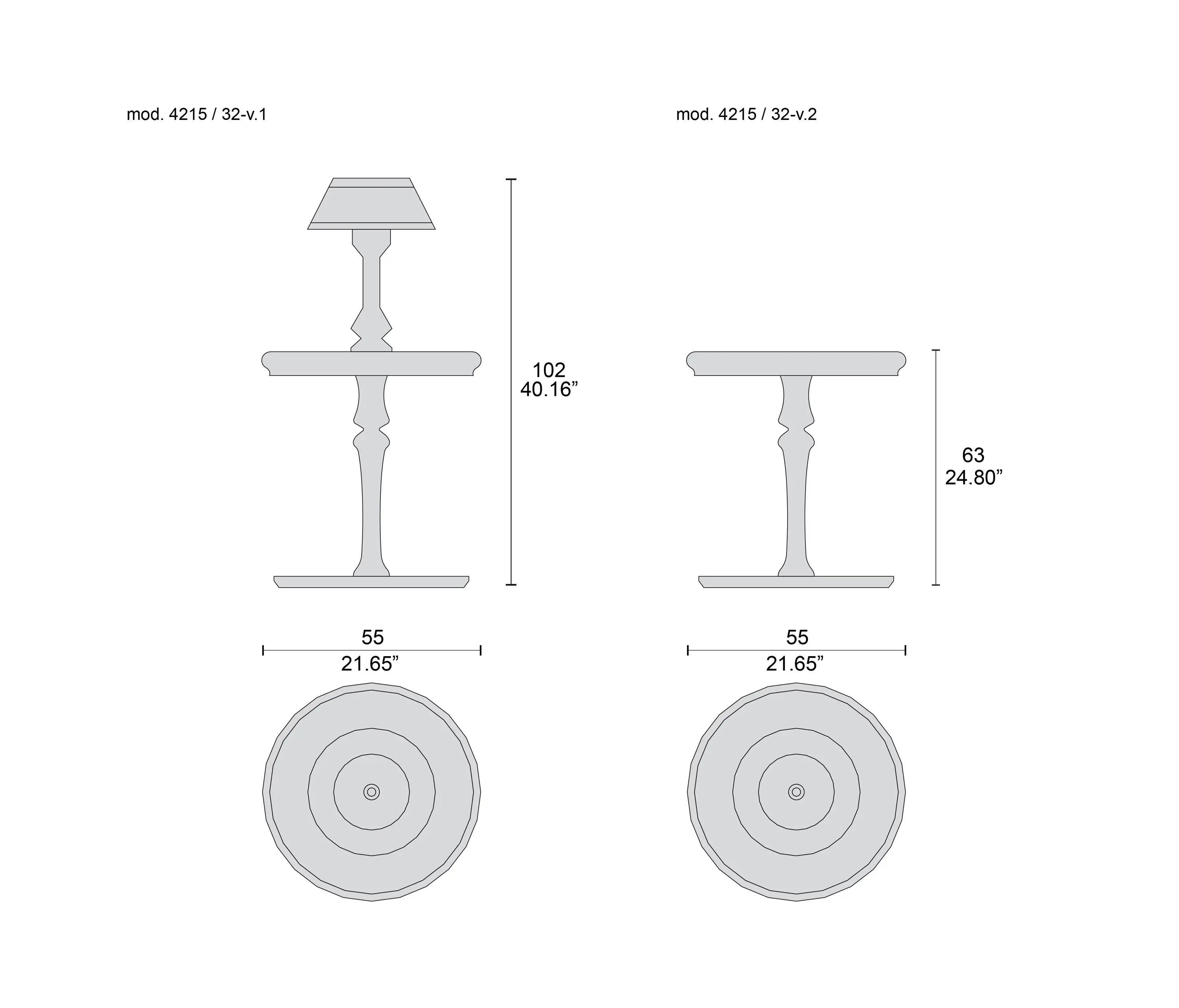 Tecni Nova - 4215/32 coffee tables