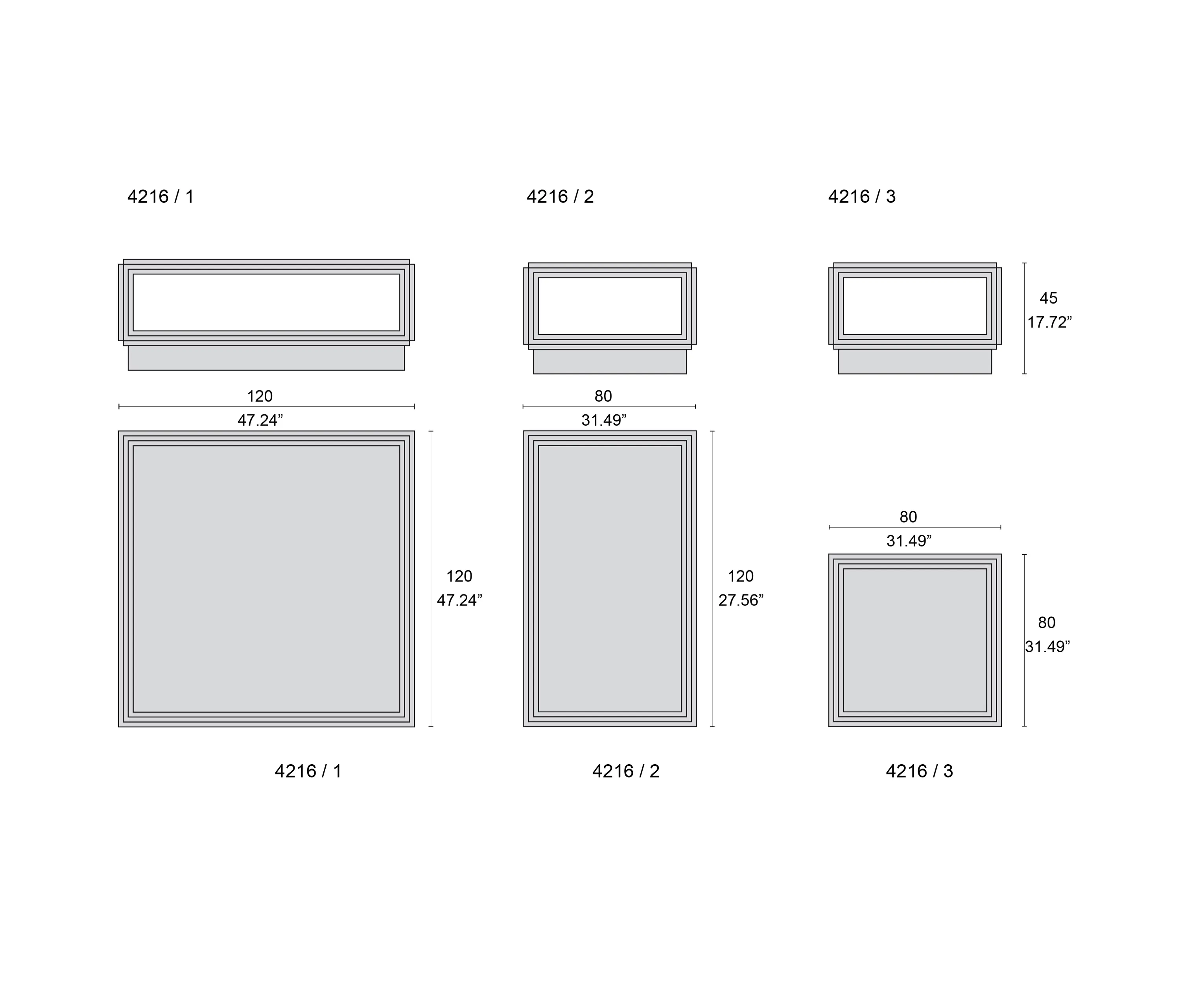 Tecni Nova - 4216/1 coffee tables
