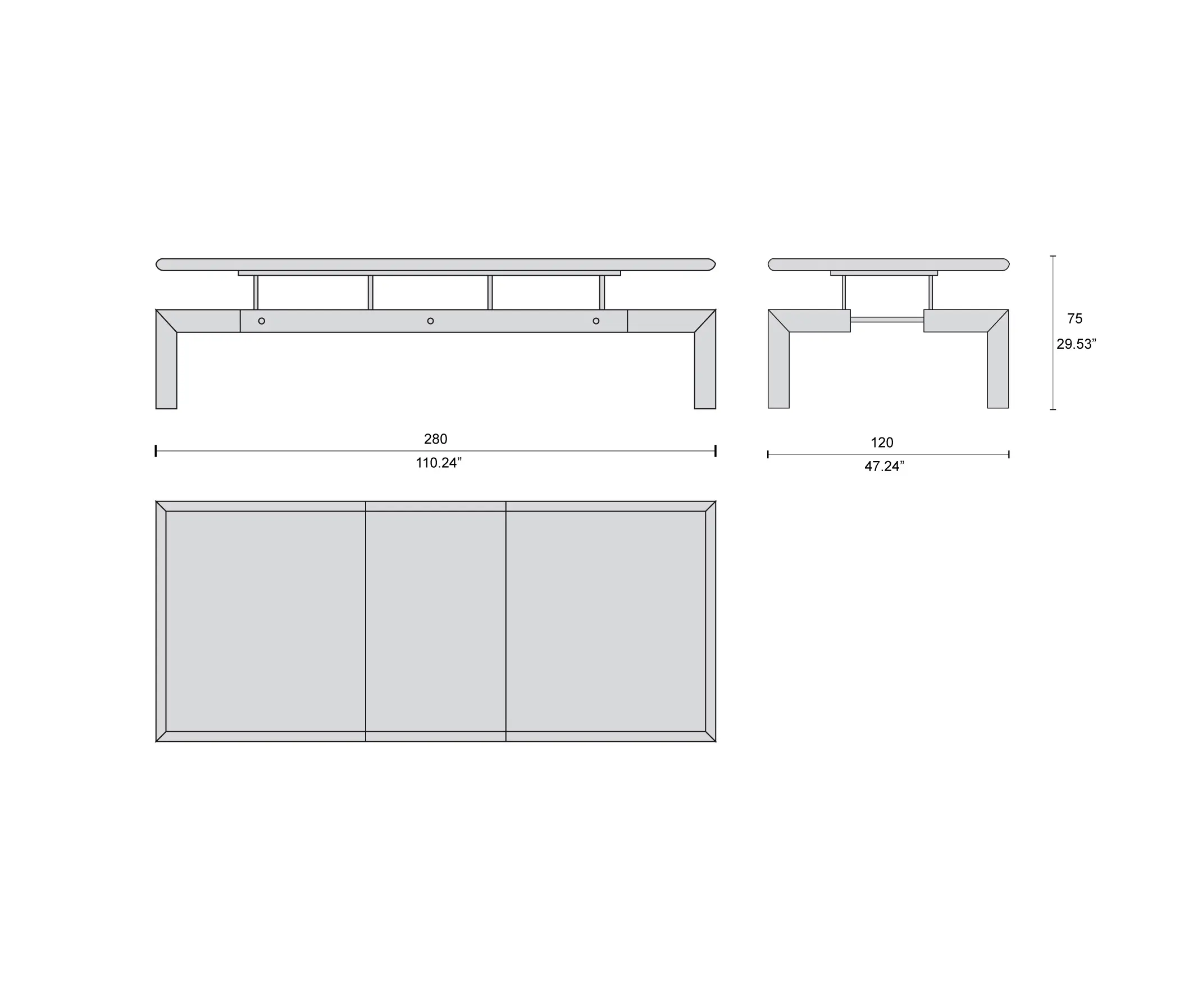 Tecni Nova - 4217 dining table