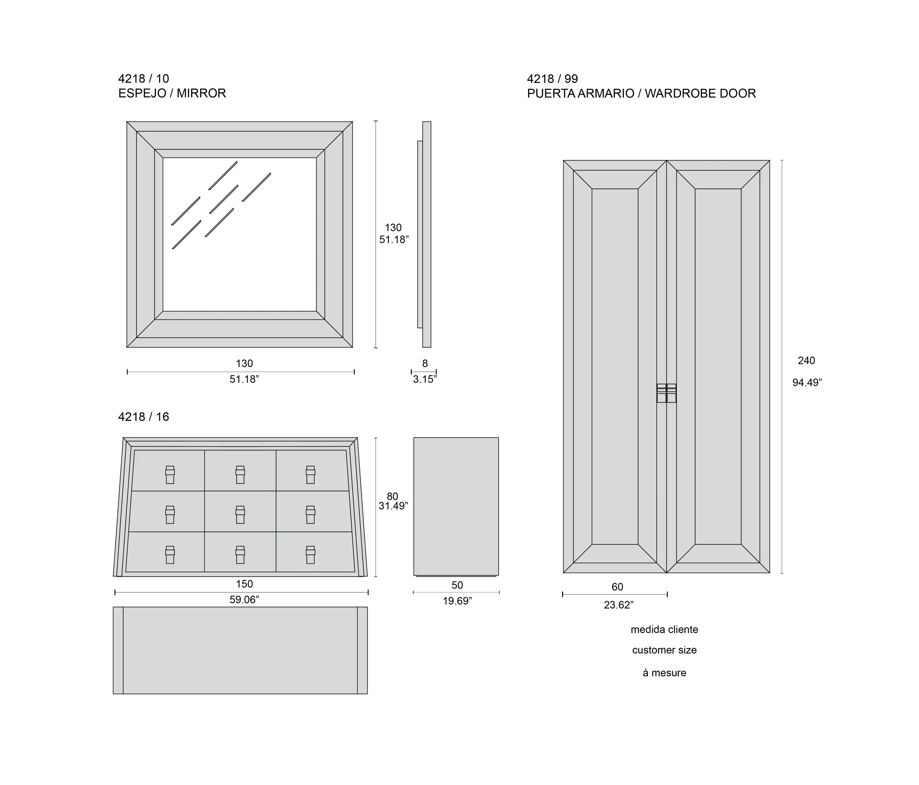 Tecni Nova - 4218 commode