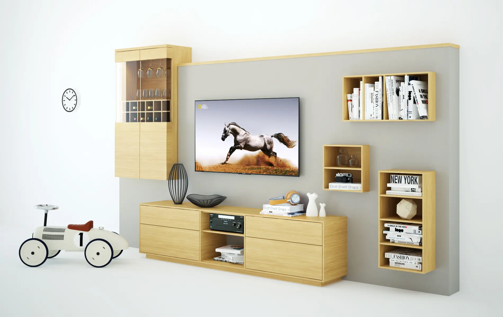 Sixay Furniture - WALLY Wohnwand