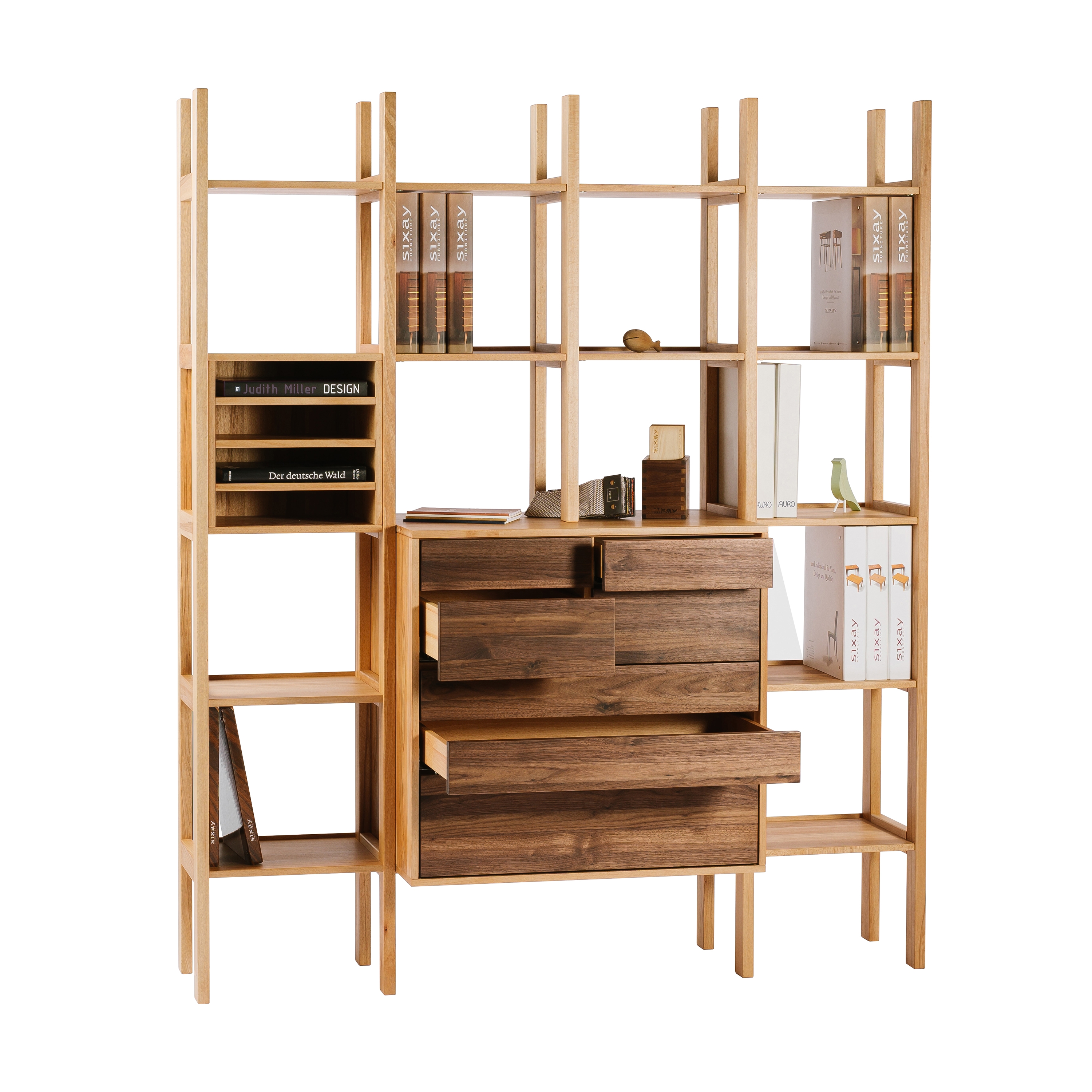 Display product OFFISIX shelf system from manufacturer Sixay Furniture