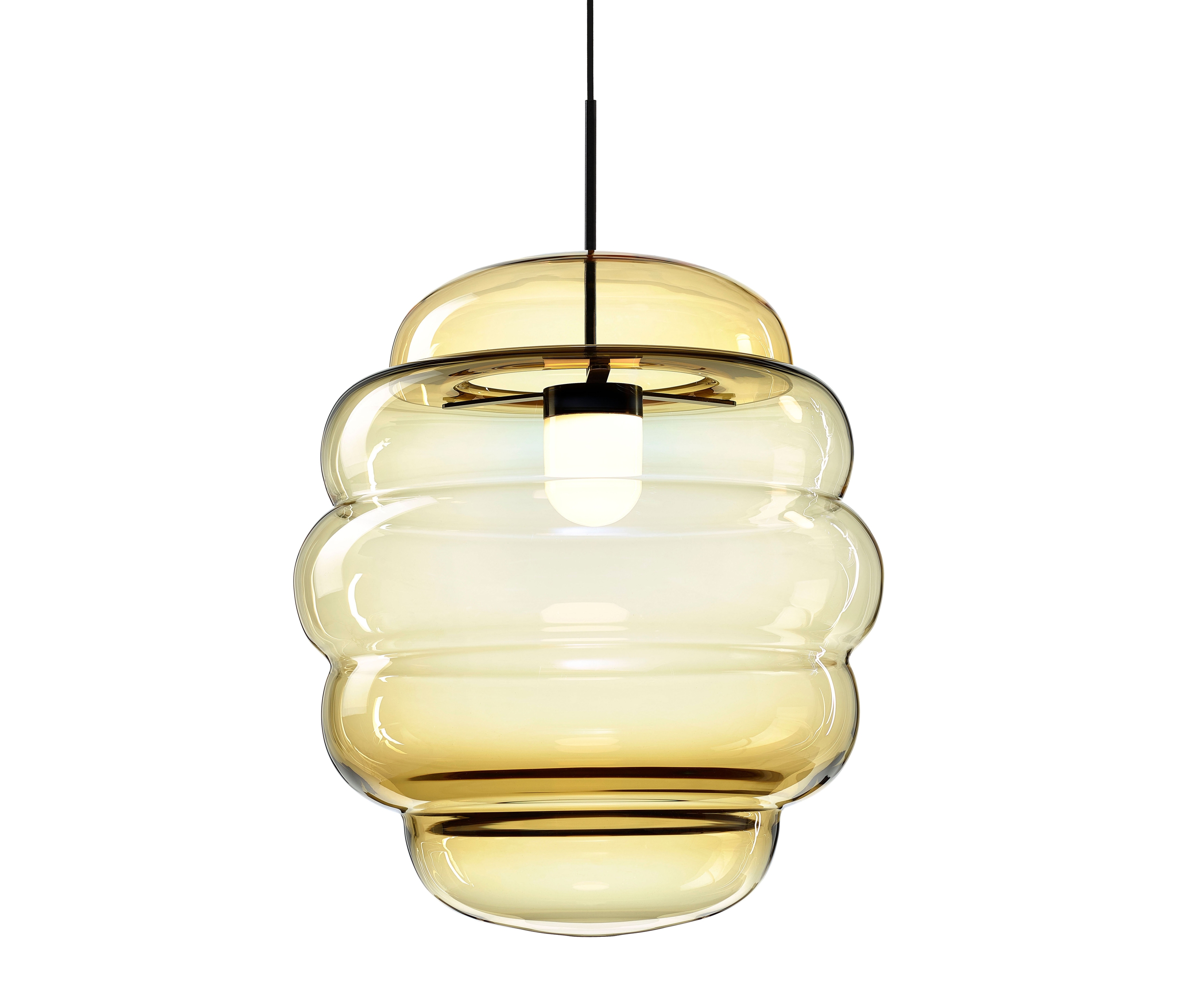 Mostrar el producto BLIMP pendant large amber del fabricante Bomma