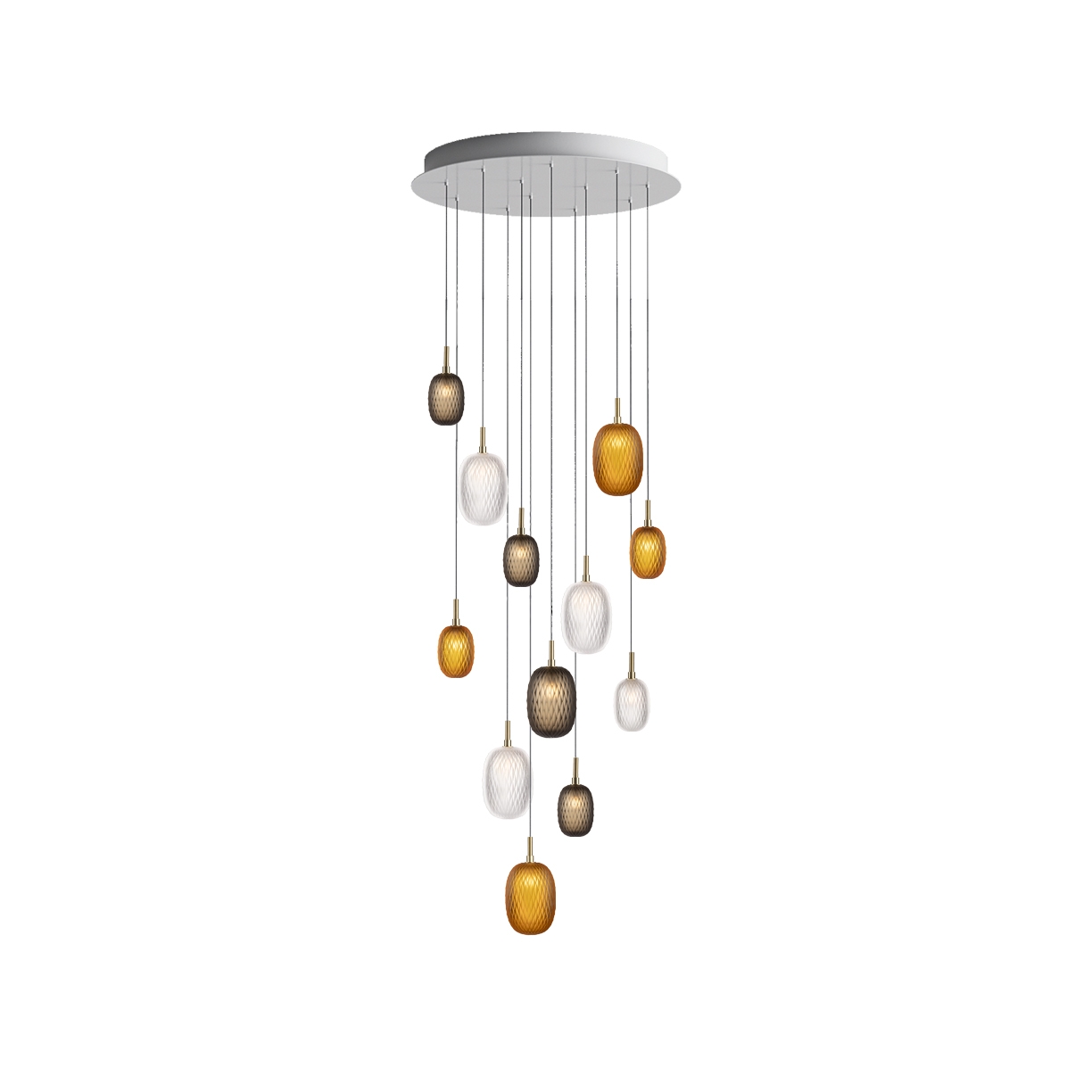 Mostra il prodotto Metamorphosis chandelier 12 pcs del produttore Bomma