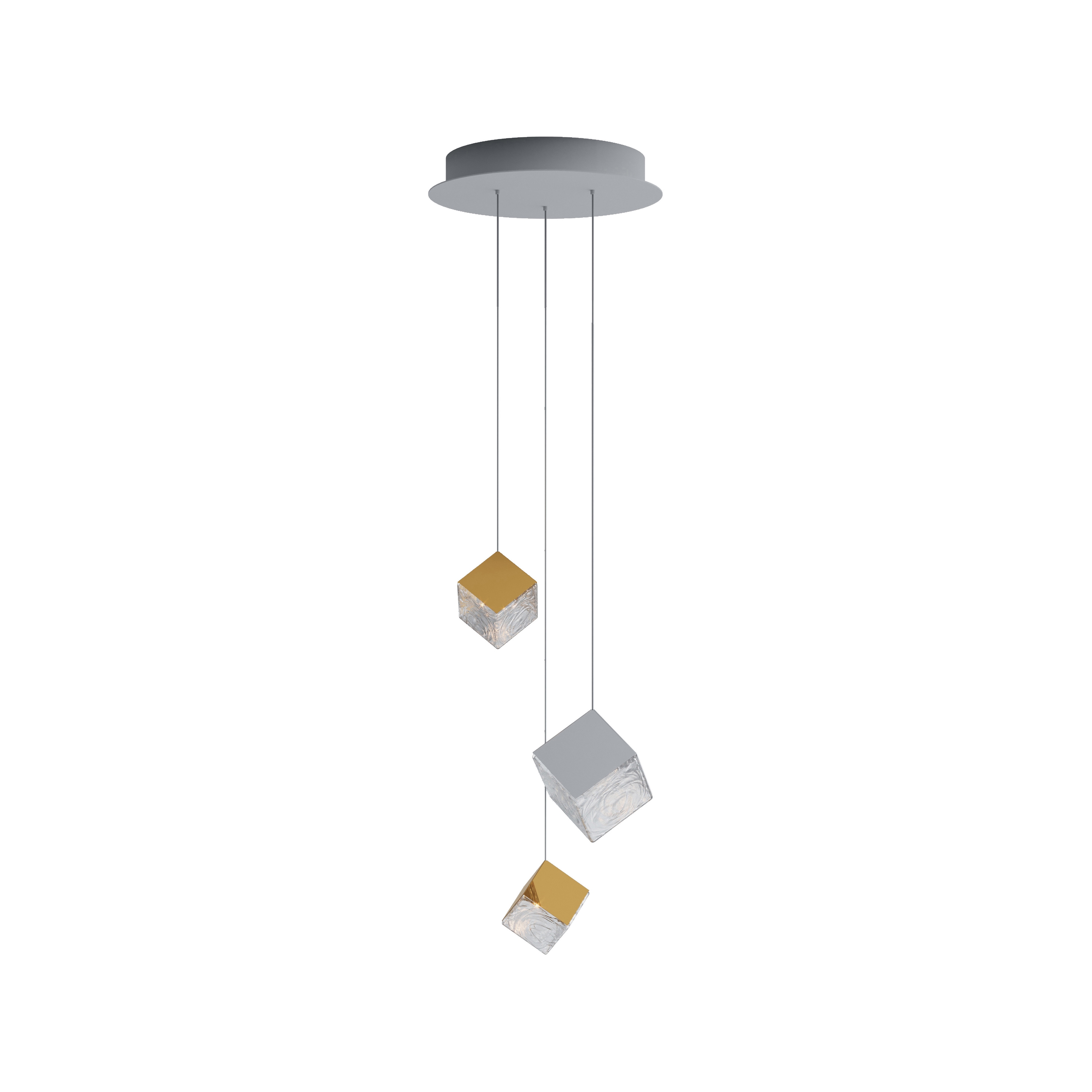 Mostra il prodotto PYRITE chandelier 3 pcs del produttore Bomma