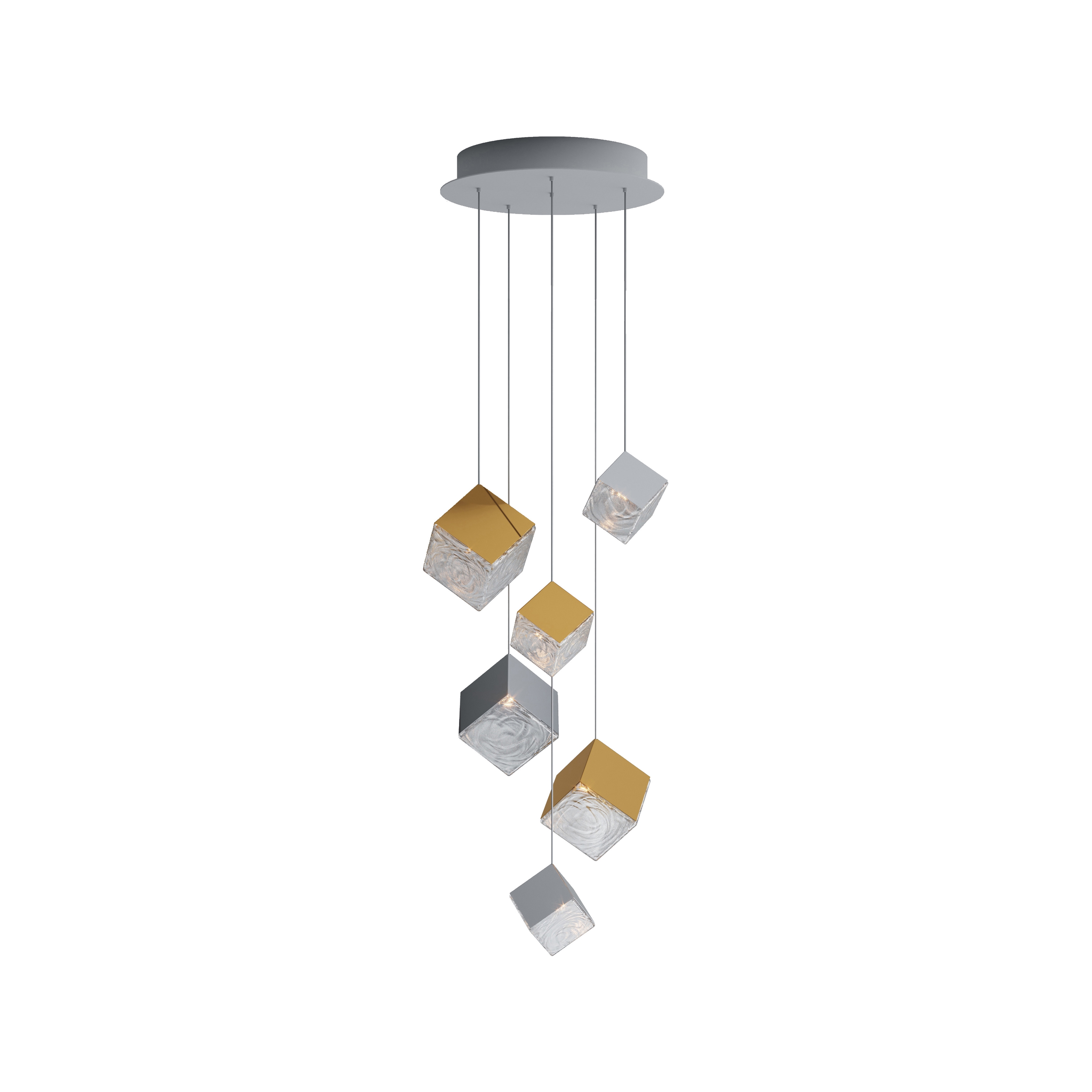 Mostra il prodotto PYRITE chandelier 6 pcs del produttore Bomma