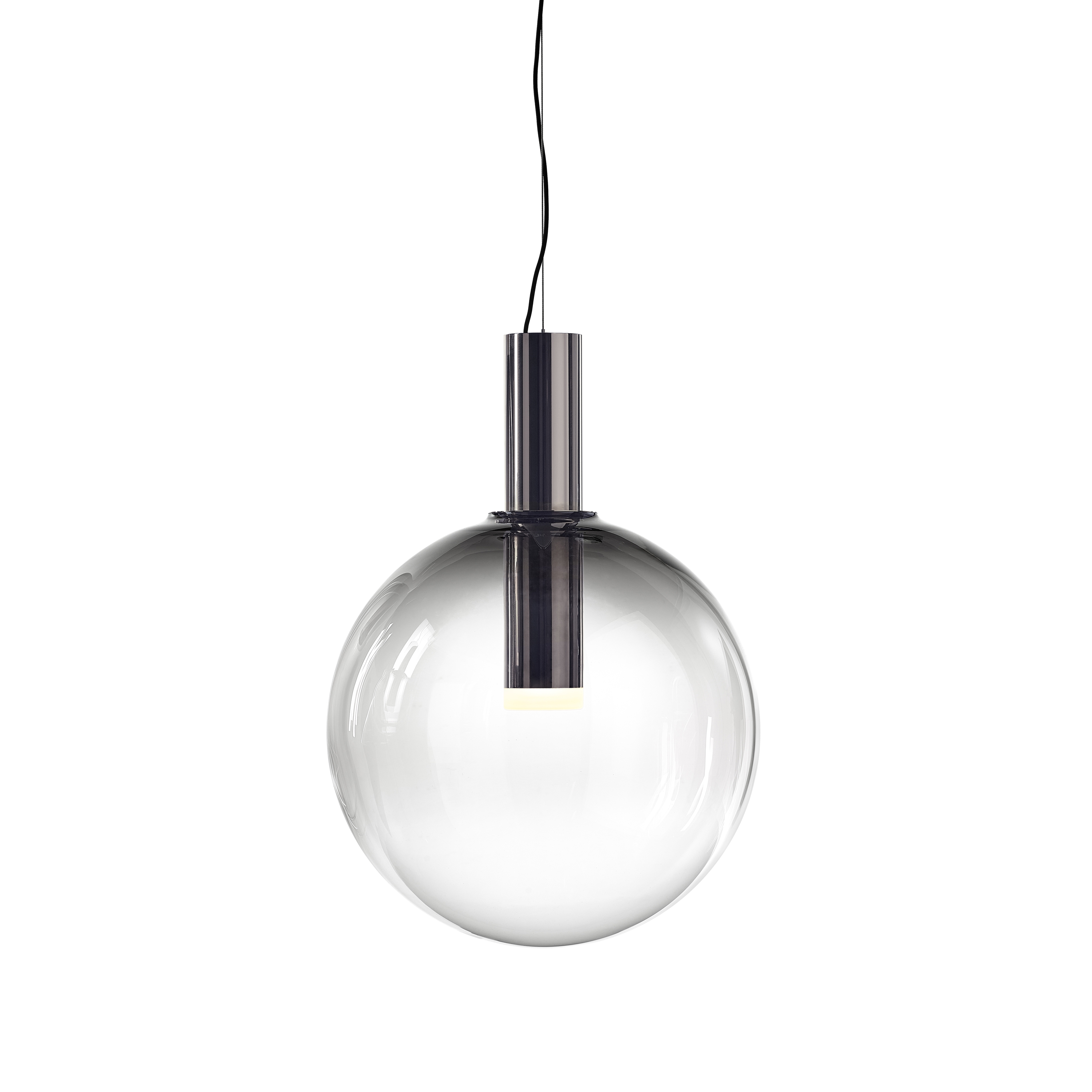 PHENOMENA pendant large ball smoke silver
