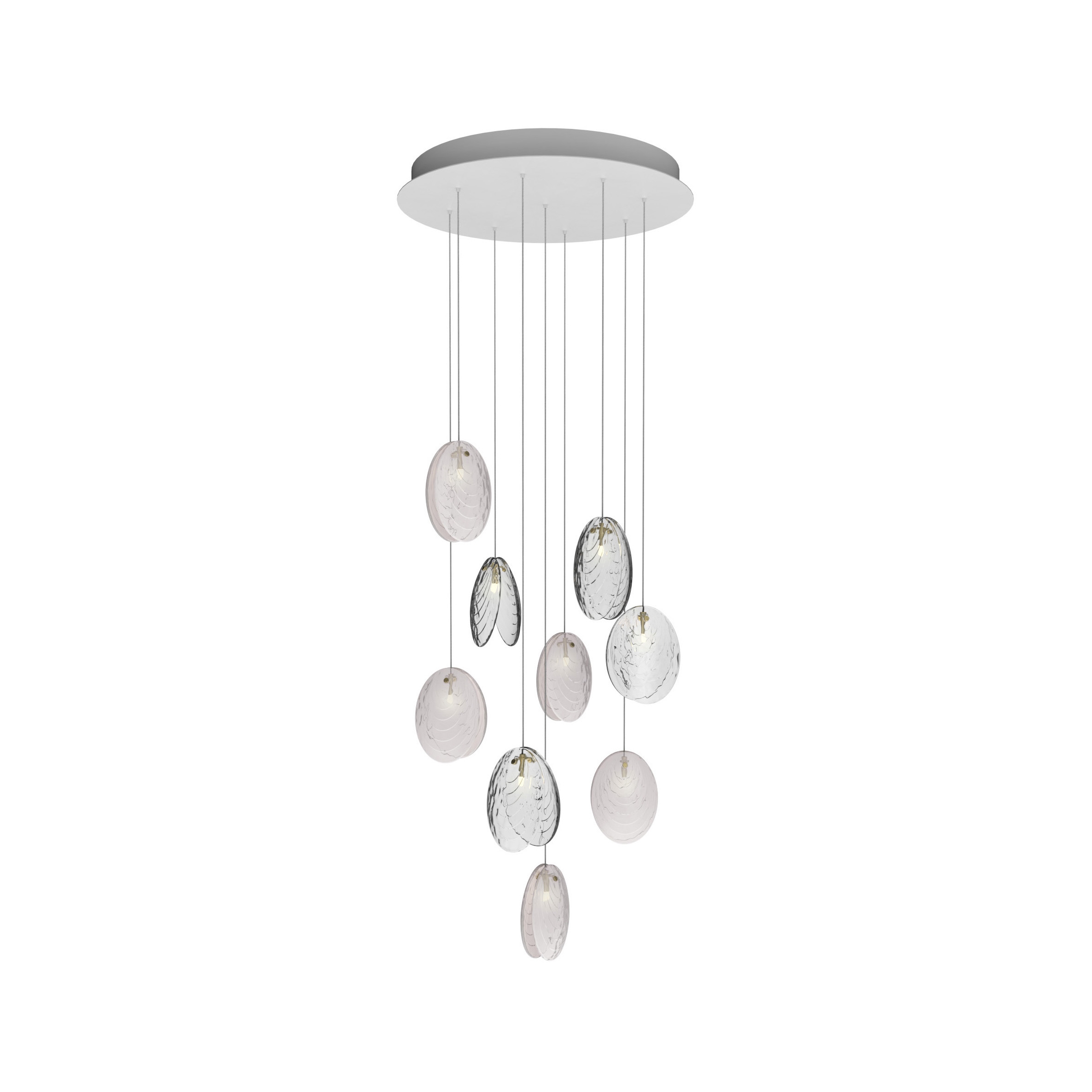 Mostra il prodotto MUSSELS chandelier of 9 pcs del produttore Bomma
