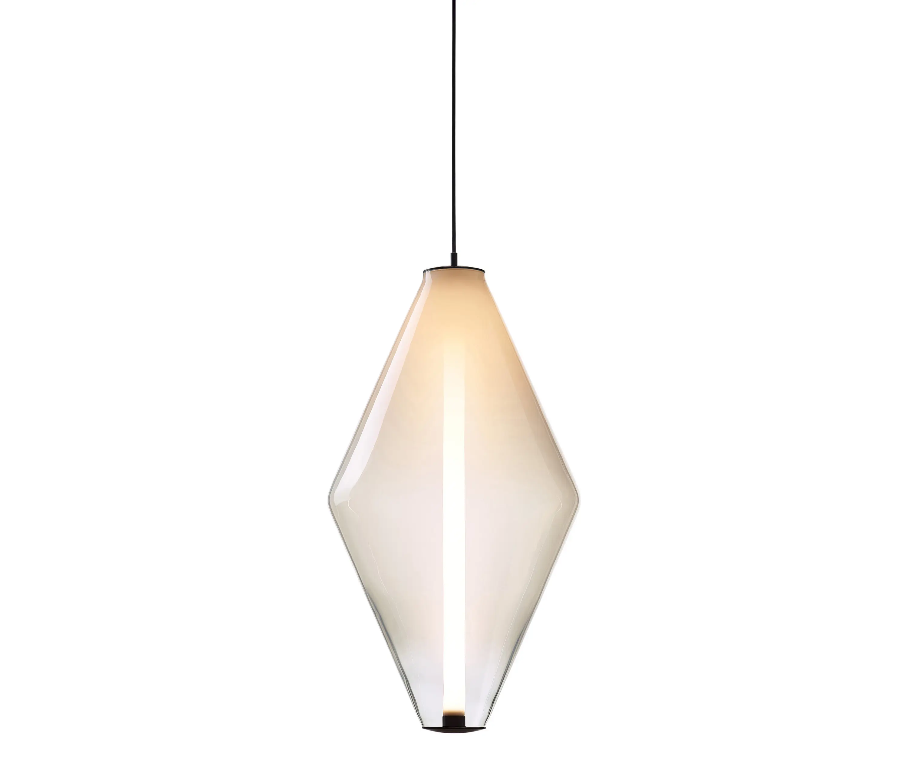 Bomma - BUOY pendant double cone white/black