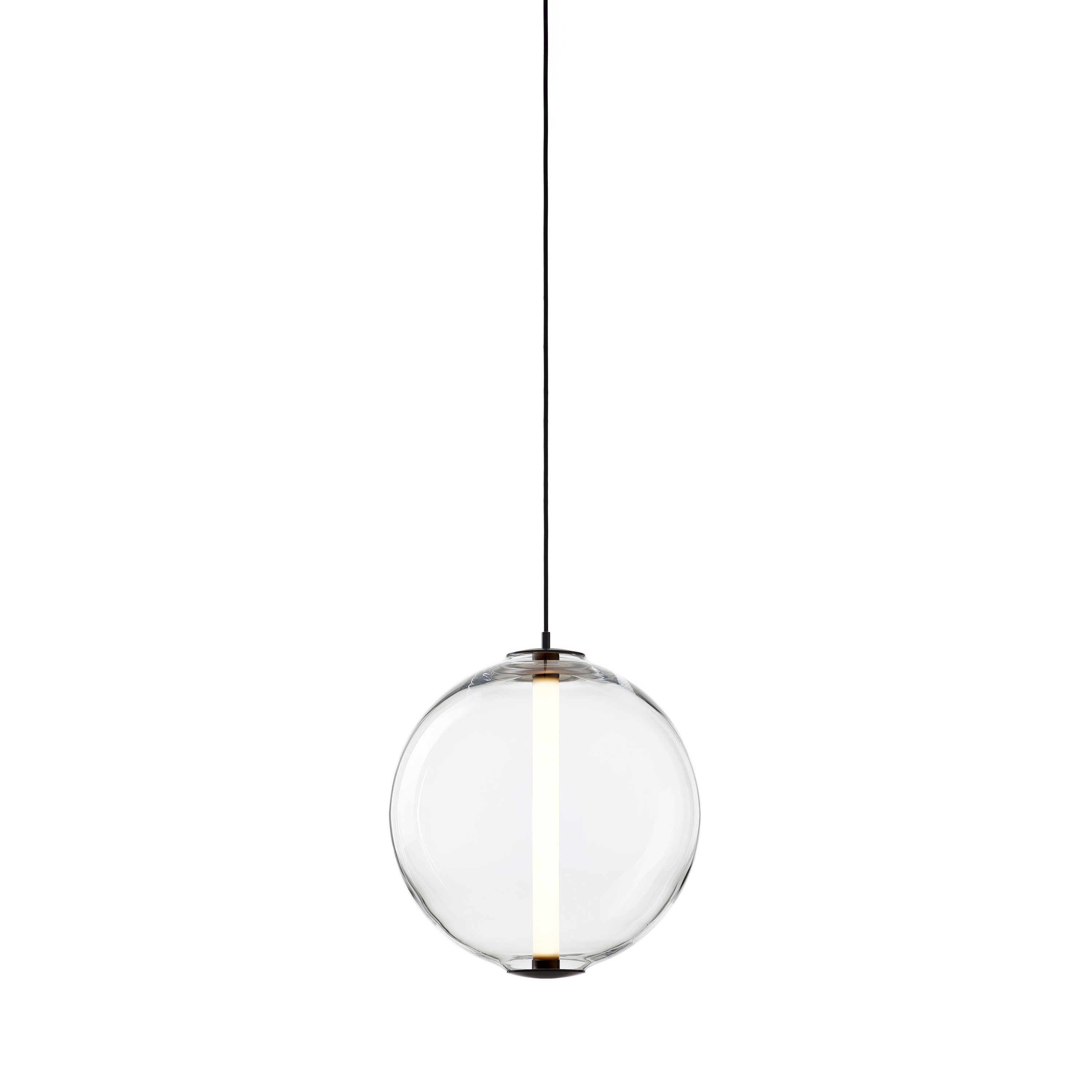 BUOY pendat sphere clear/black