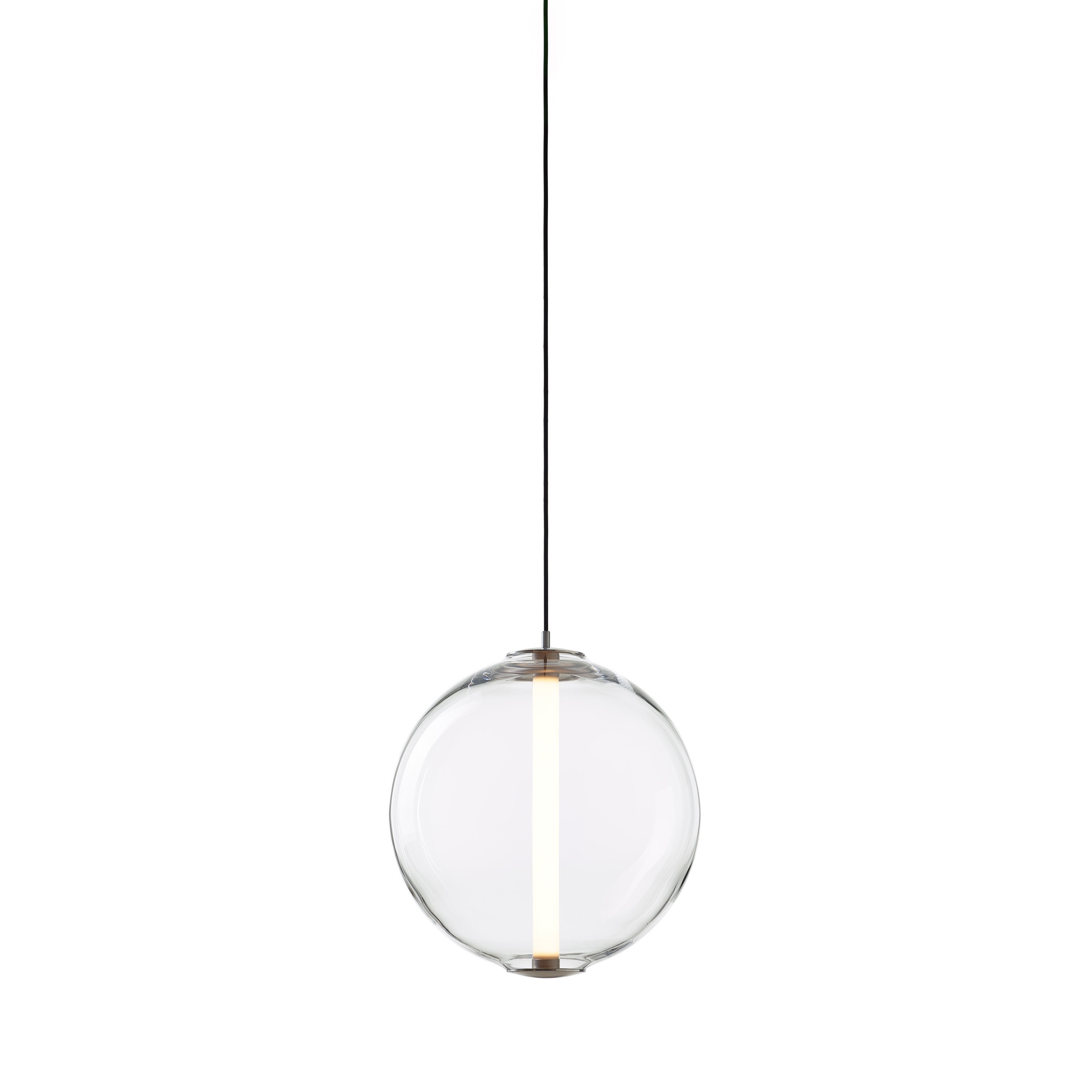 BUOY pendat sphere clear/silver