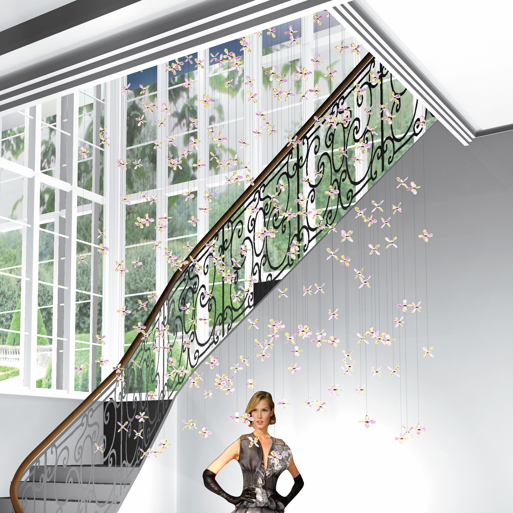 Mostra il prodotto Flower Bespoke Staircase del produttore Windfall