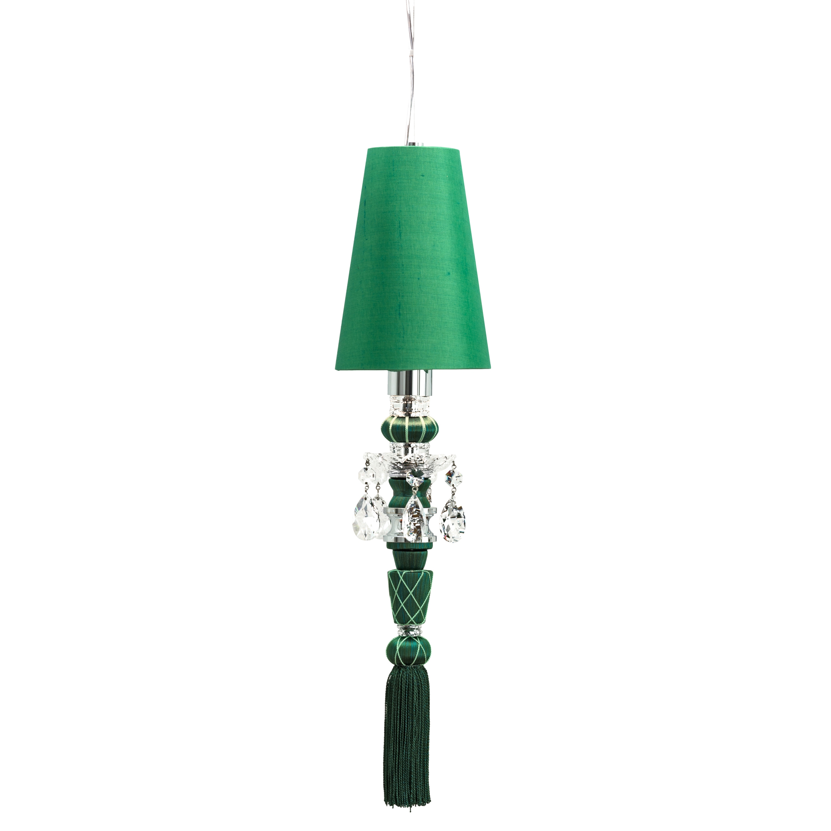 Display product Lula 1 Passement Pompon Silk Shade from manufacturer Windfall