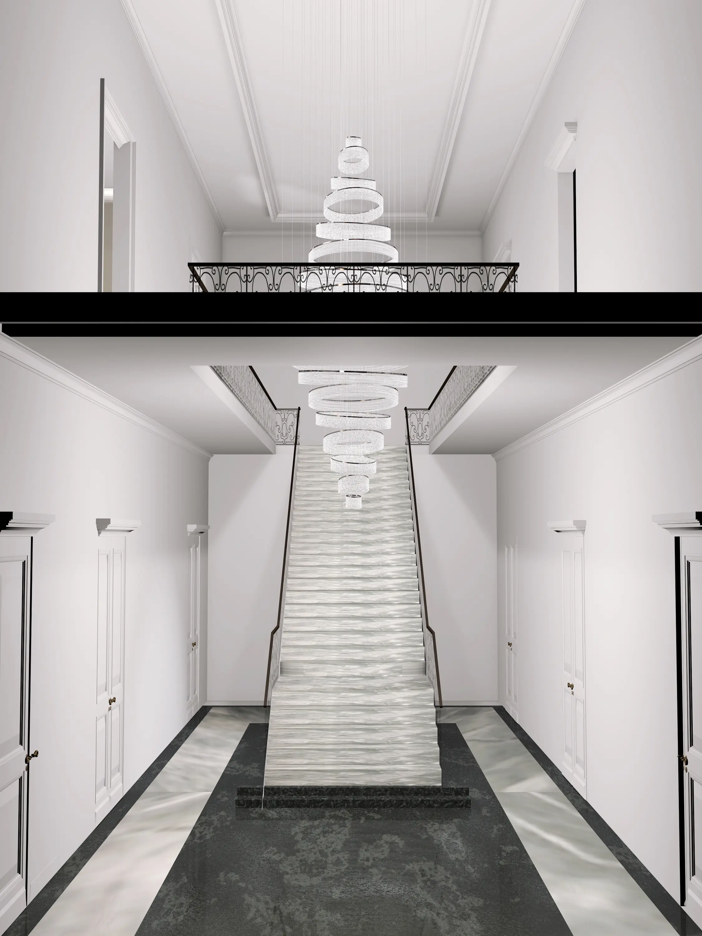 Windfall - Swirl Bespoke Staircase