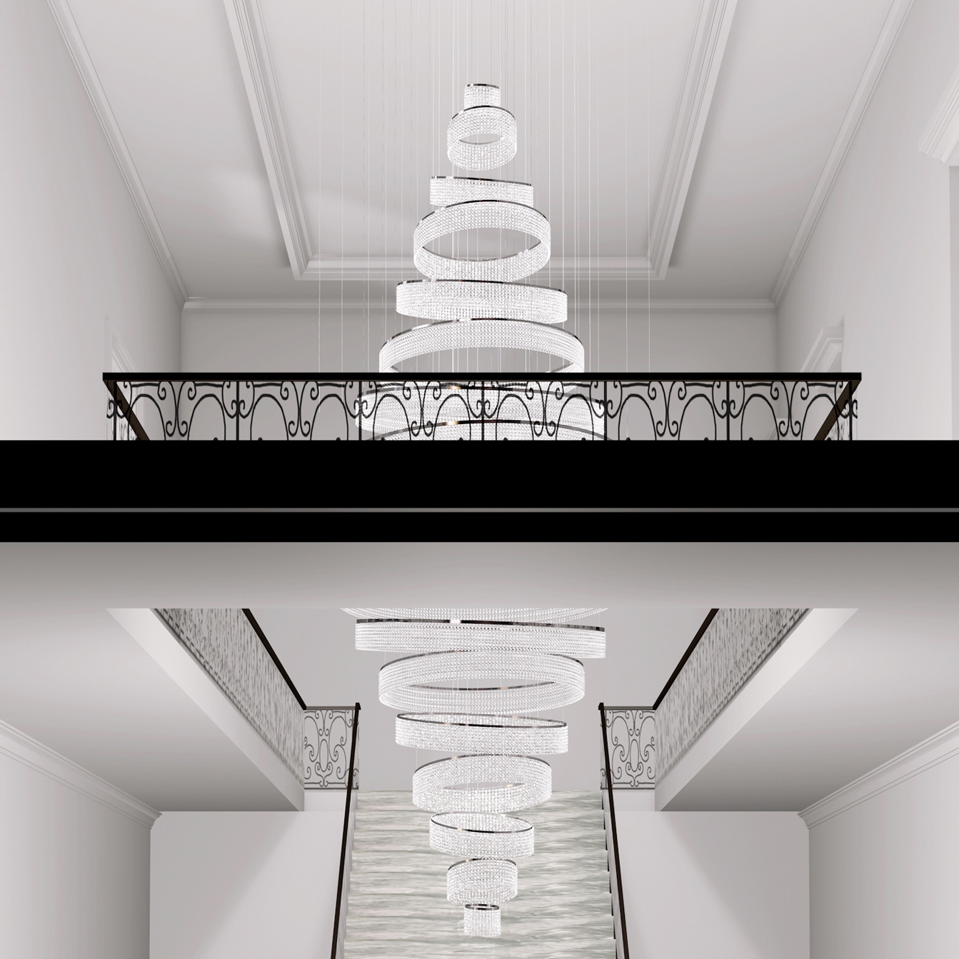 Mostra il prodotto Swirl Bespoke Staircase del produttore Windfall