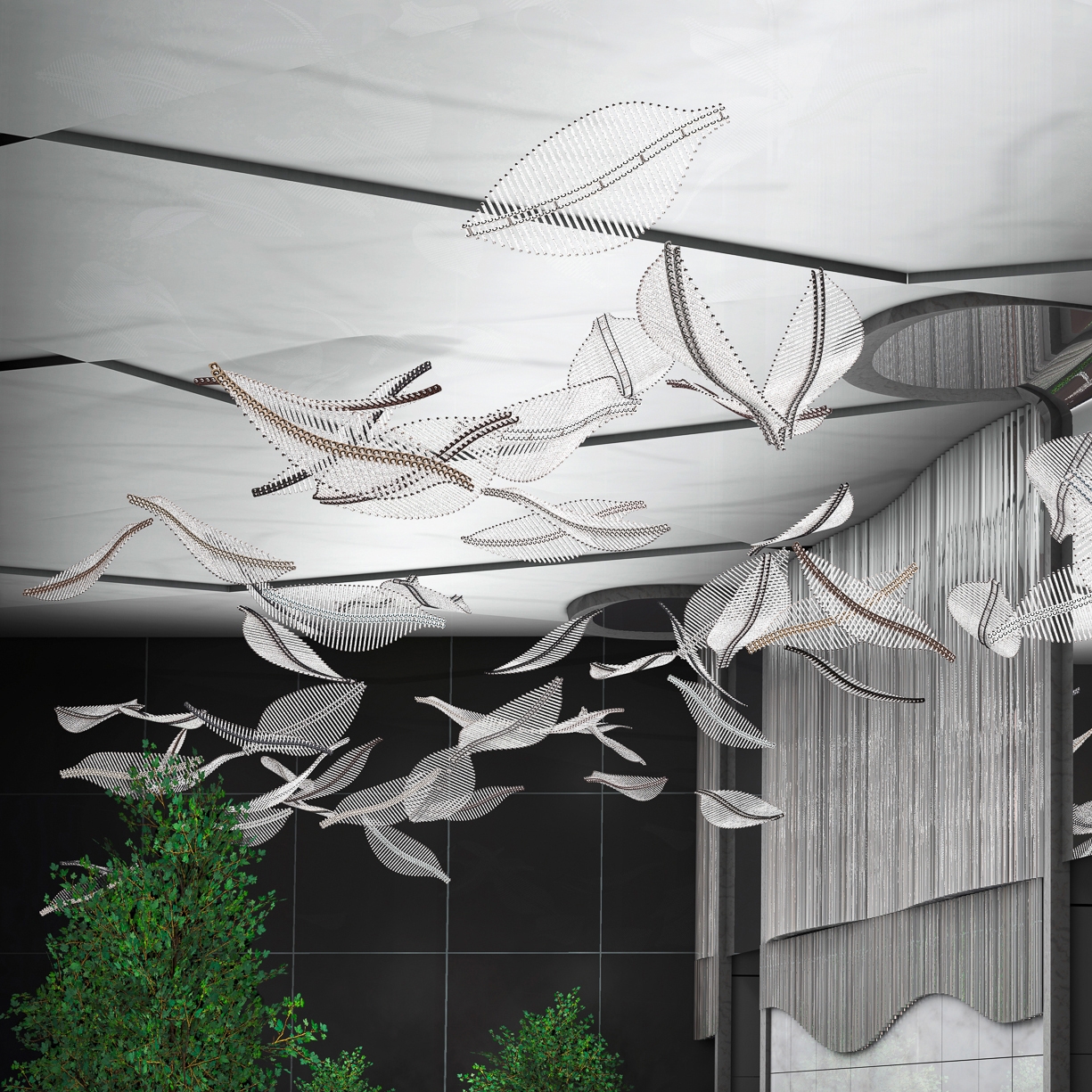 Display product Tubees Leaves Bespoke Living from manufacturer Windfall