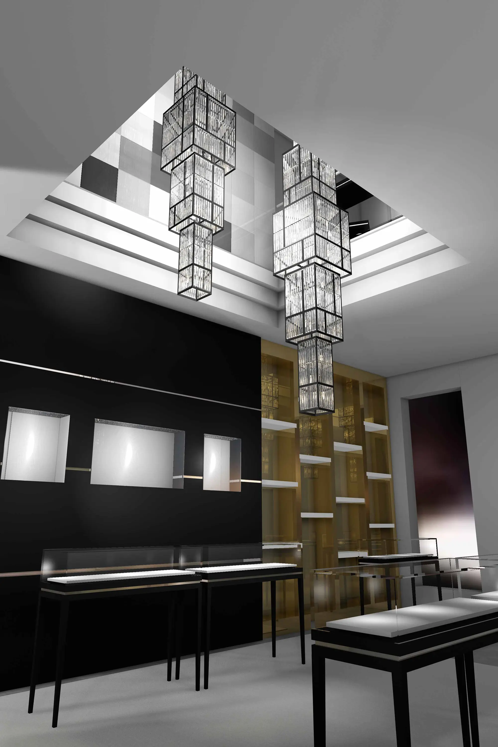 Windfall - Bespoke Chandelier "Montblanc"