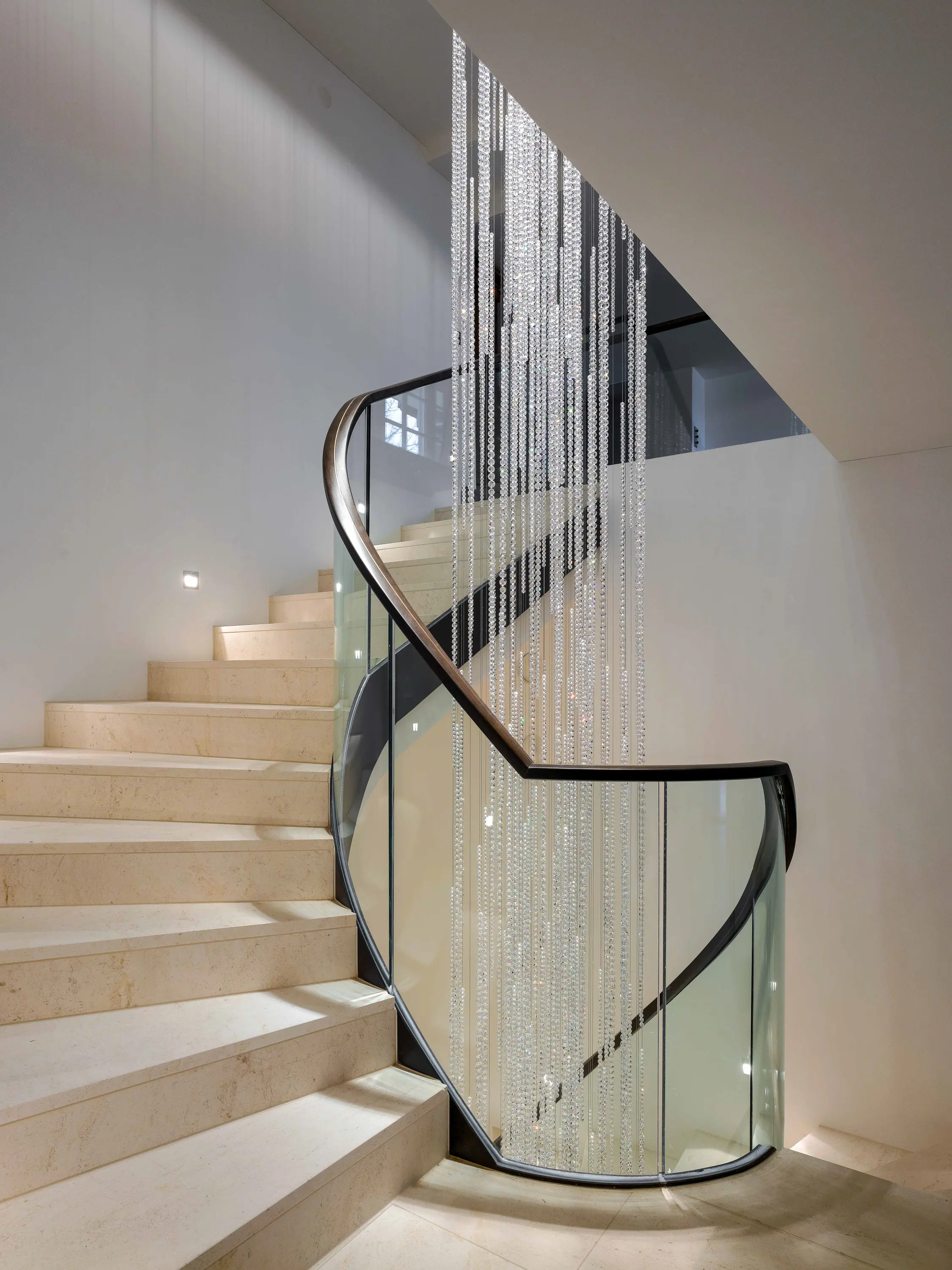 Windfall - Bespoke Chandelier "Crystal Rain"