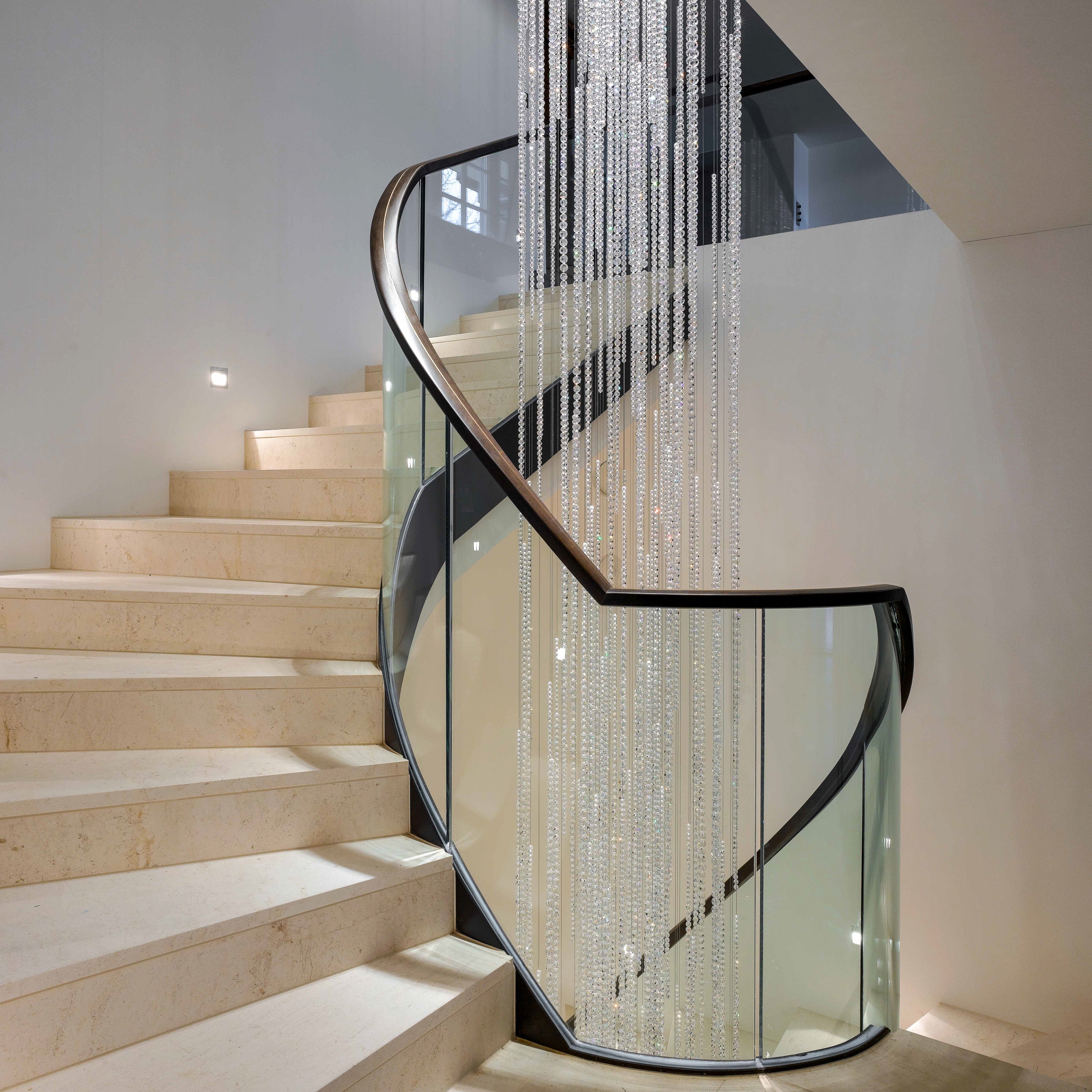 Display product Bespoke Chandelier "Crystal Rain" from manufacturer Windfall