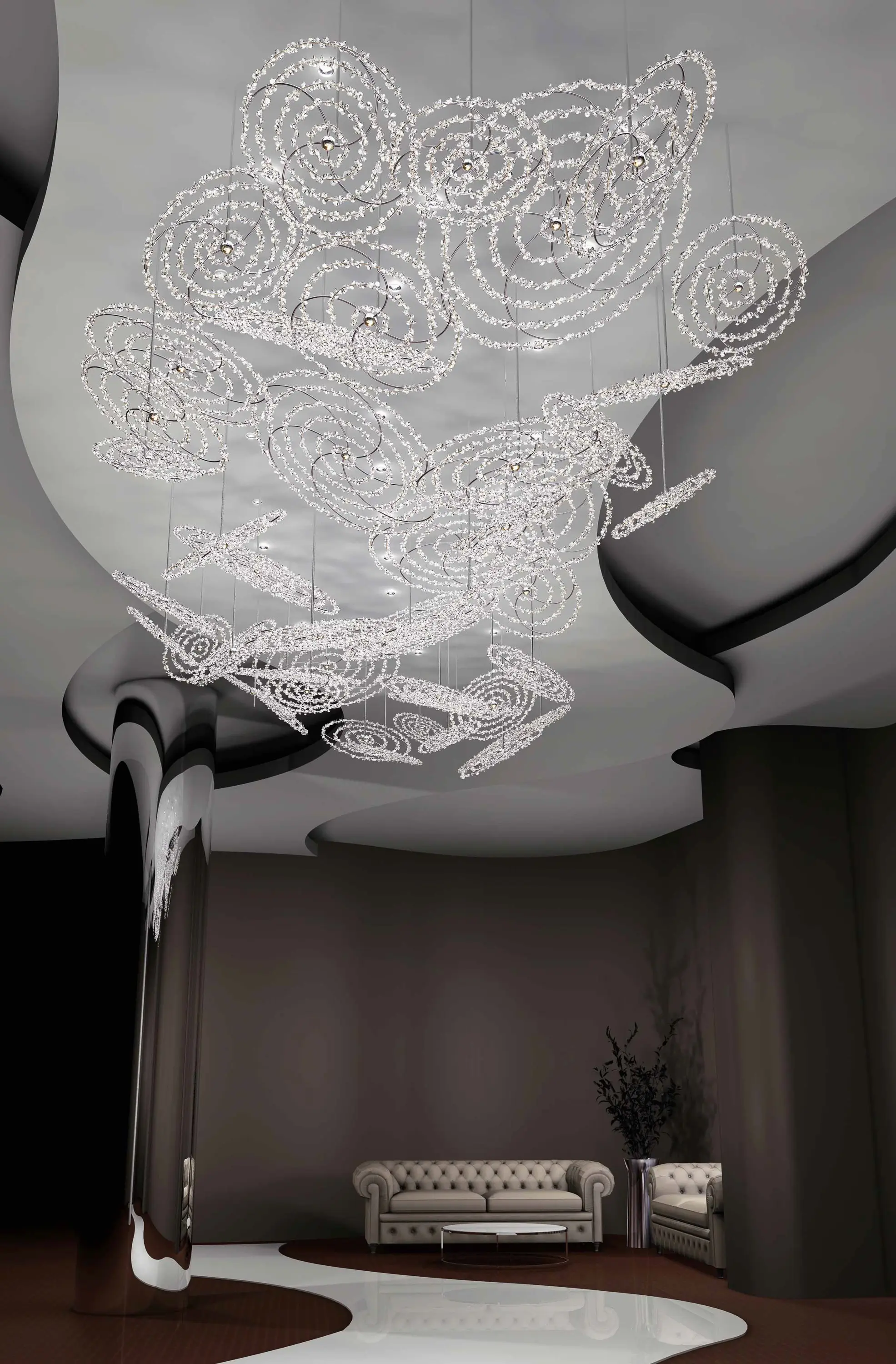 Windfall - Bespoke Chandelier "Reef"