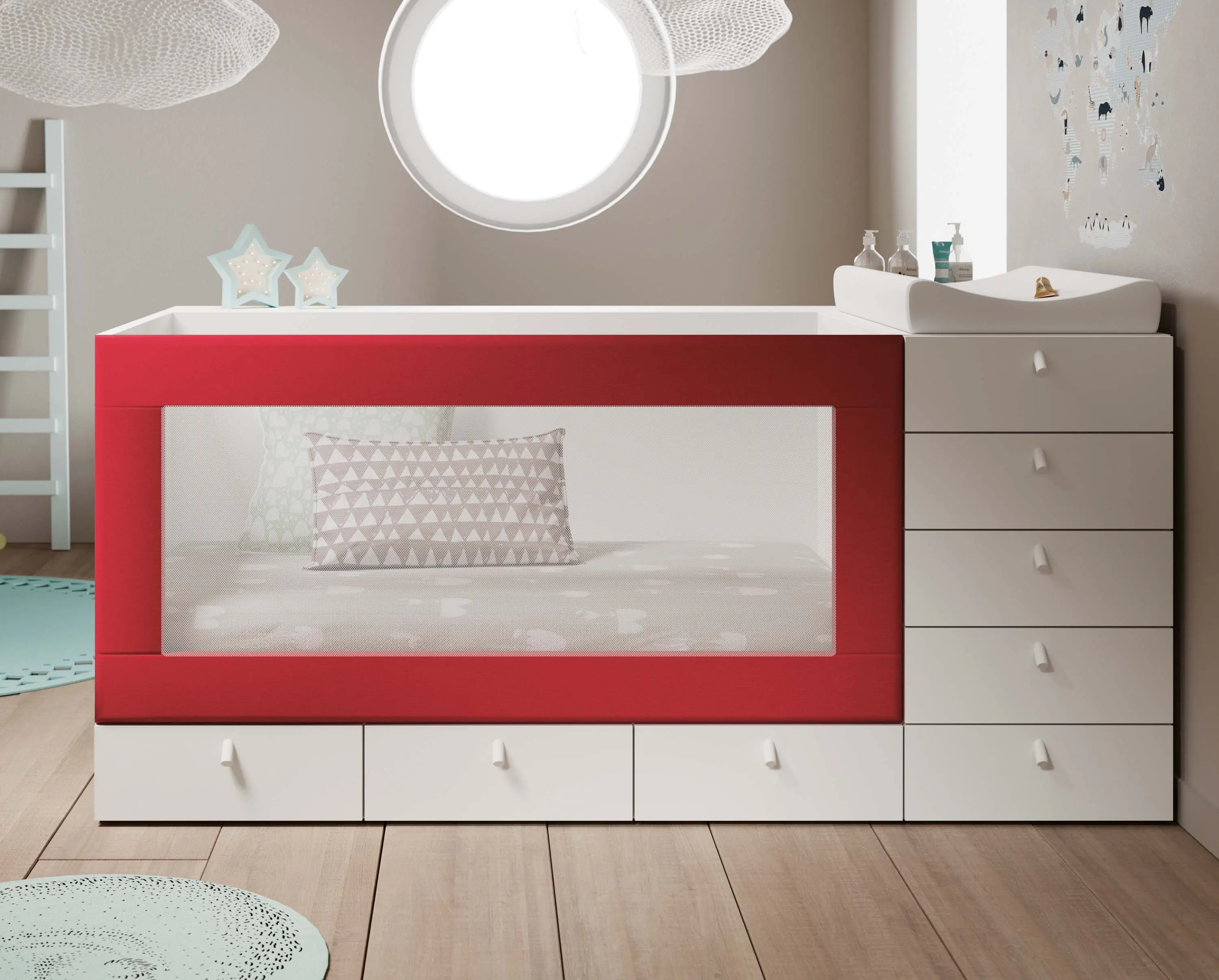 JJP Muebles - Convertible Crib Cube
