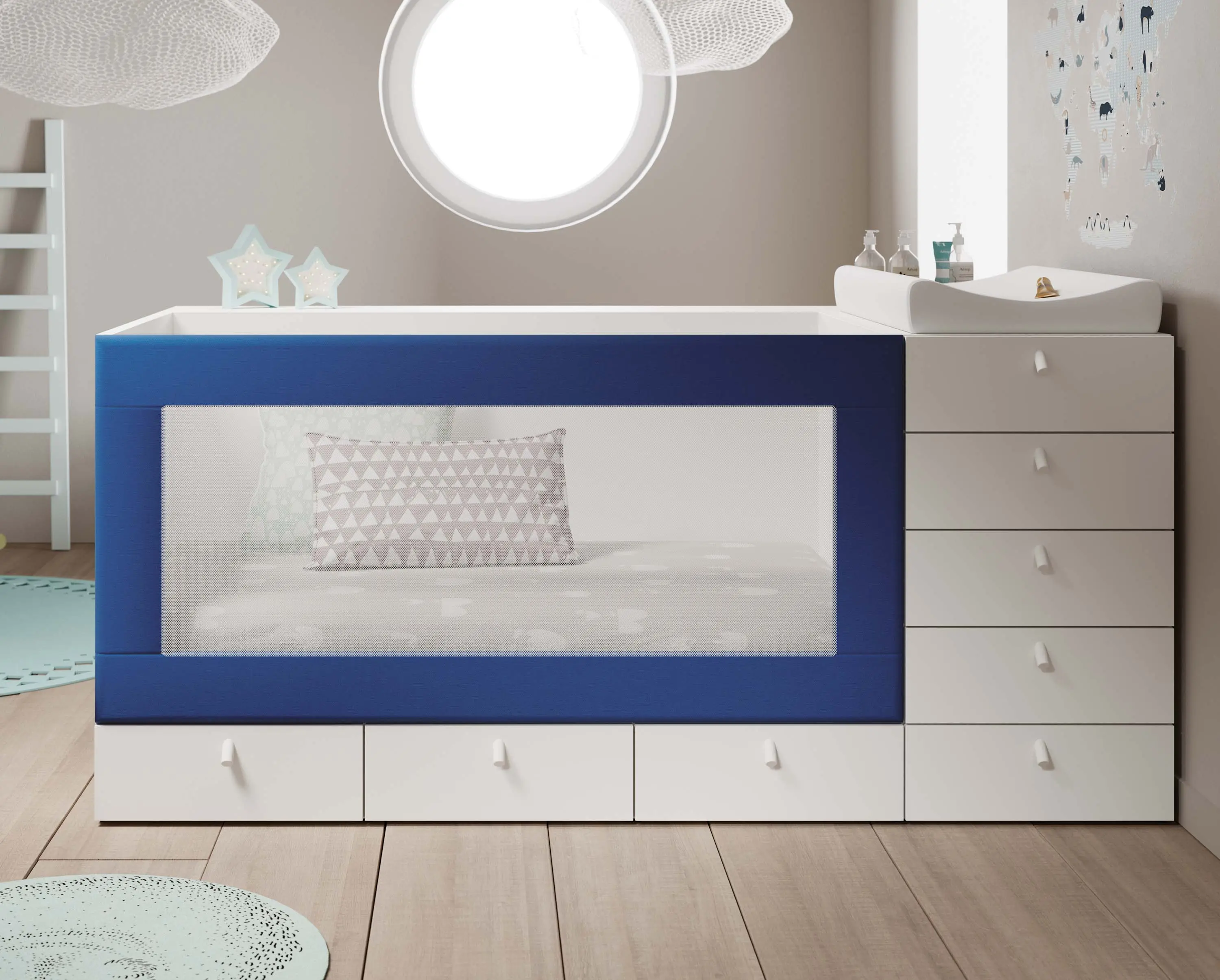 JJP Muebles - Convertible Crib Cube