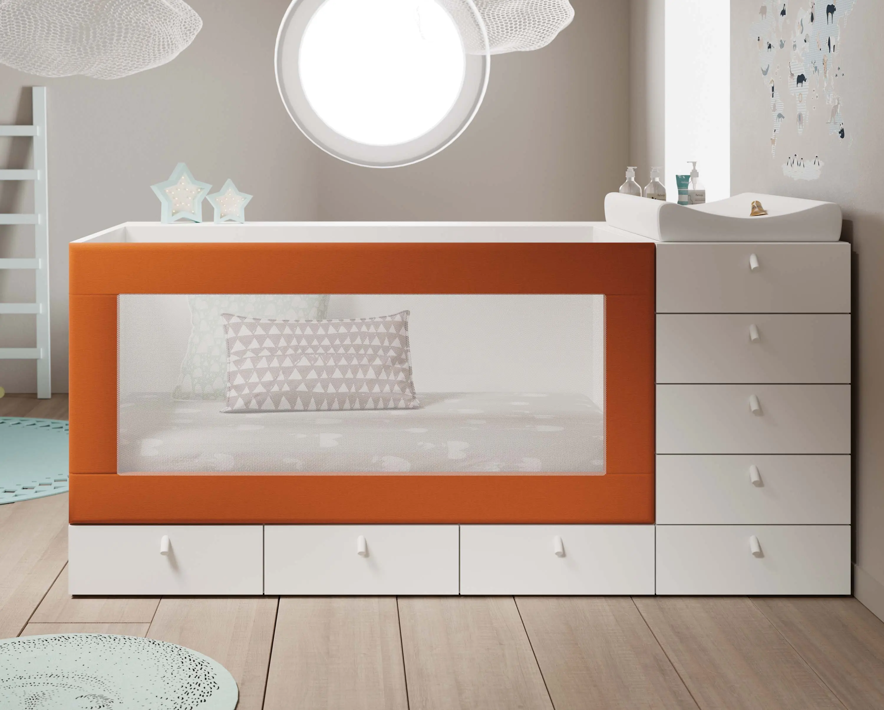 JJP Muebles - Convertible Crib Cube