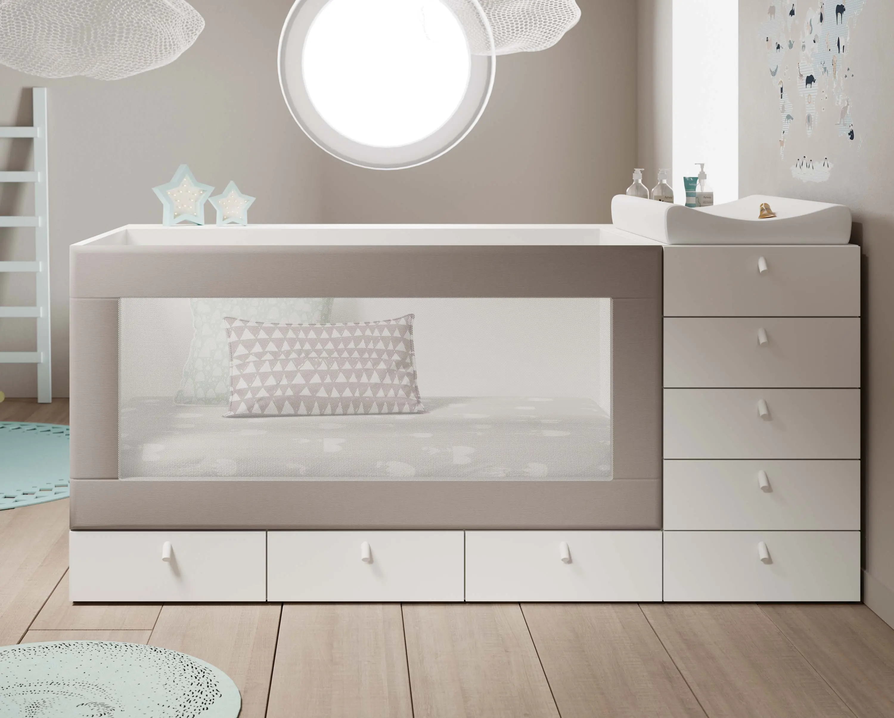 JJP Muebles - Convertible Crib Cube