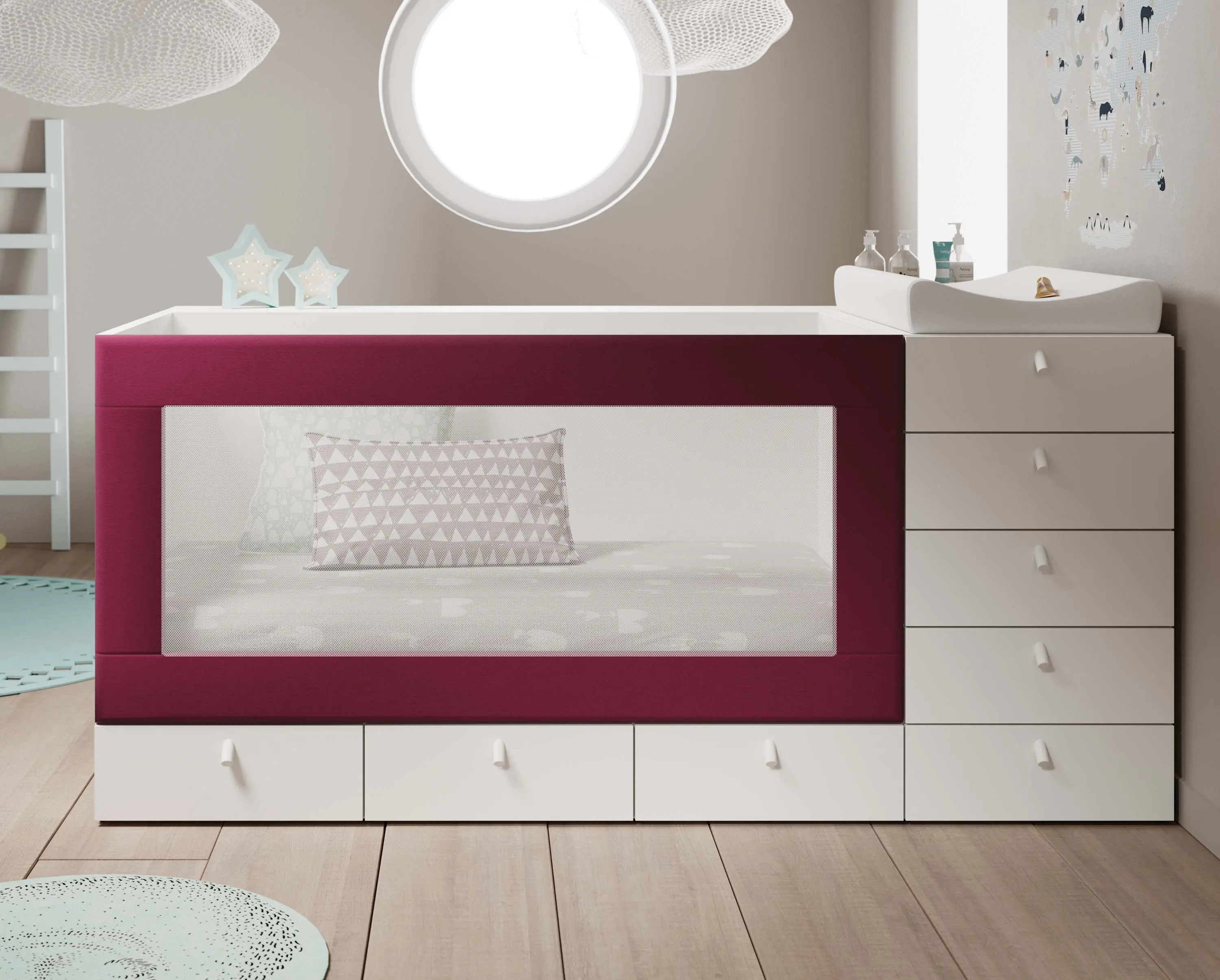 JJP Muebles - Convertible Crib Cube